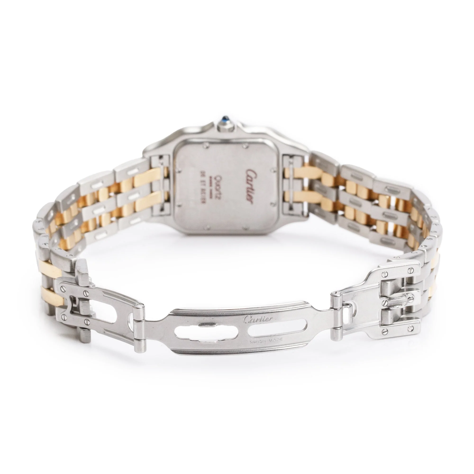 Cartier Stainless Steel & 18k Yellow Gold Panthere de Cartier Watch, Medium Model - Image 4