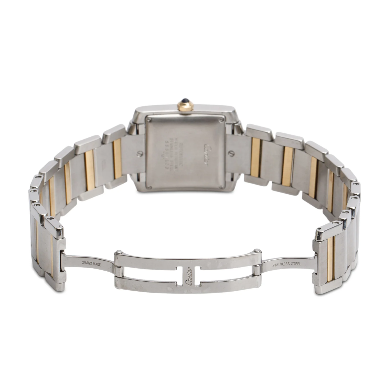 Cartier Stainless Steel & 18k Yellow Gold Tank Francaise Automatic Watch, Large Model 2302 w/ Box & Receipt - Image 5