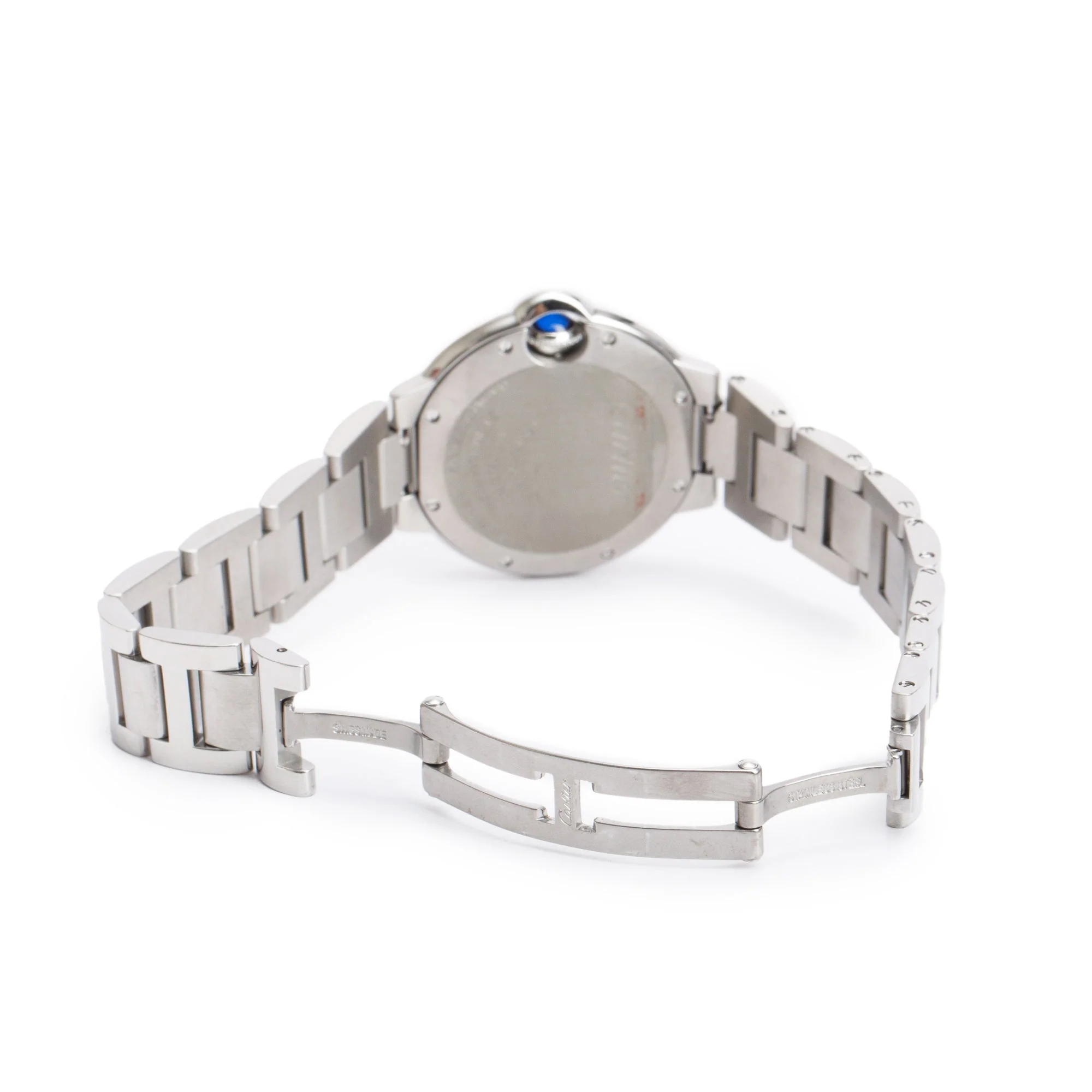 Cartier Stainless Steel Ballon Bleu de Cartier 33 MM Automatic Watch 3489 w/ Box & Papers - Image 5