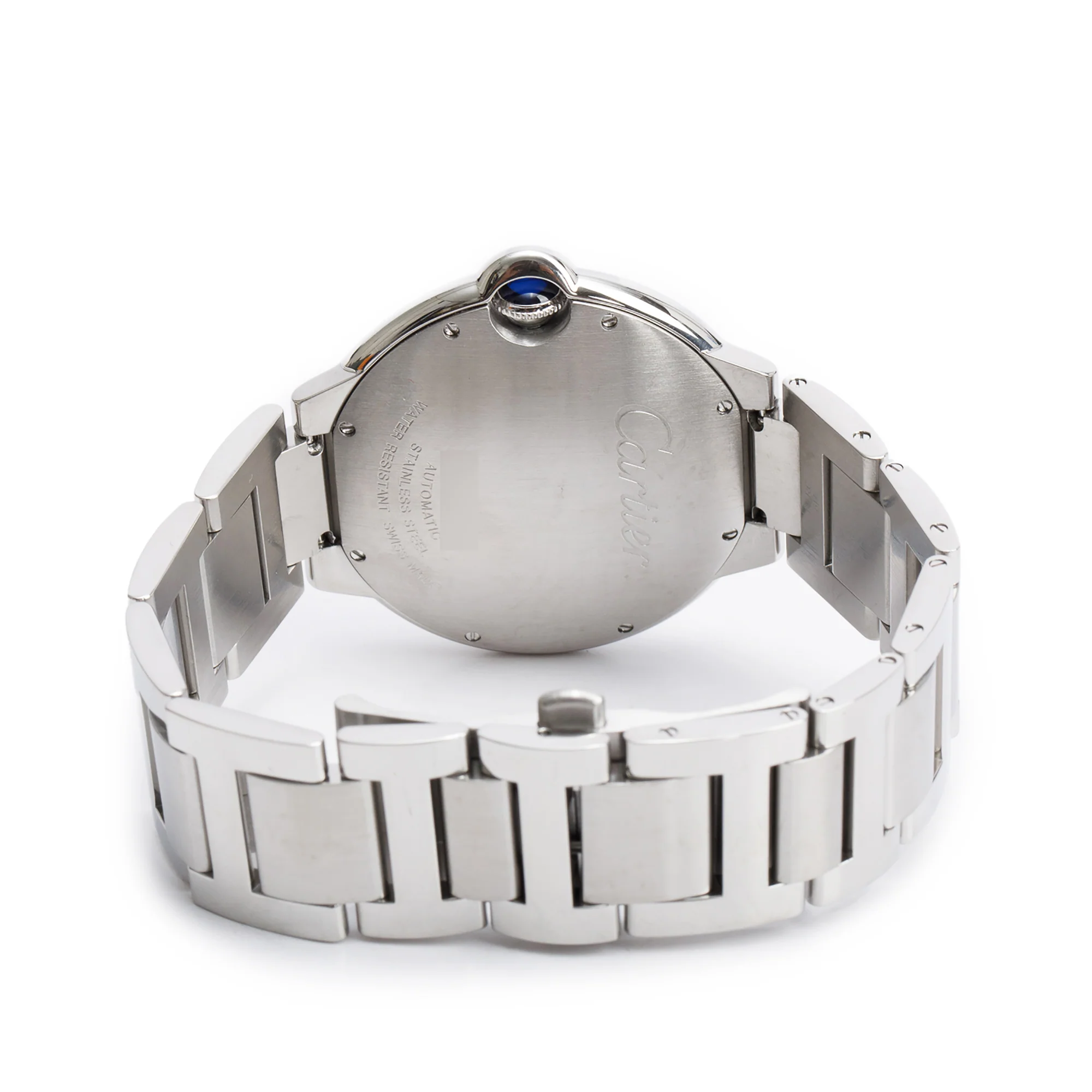 Cartier Stainless Steel Ballon Bleu de Cartier 42 MM Automatic Watch 3001 w/ Box, Papers, Service Receipt & Extra Strap - Image 4