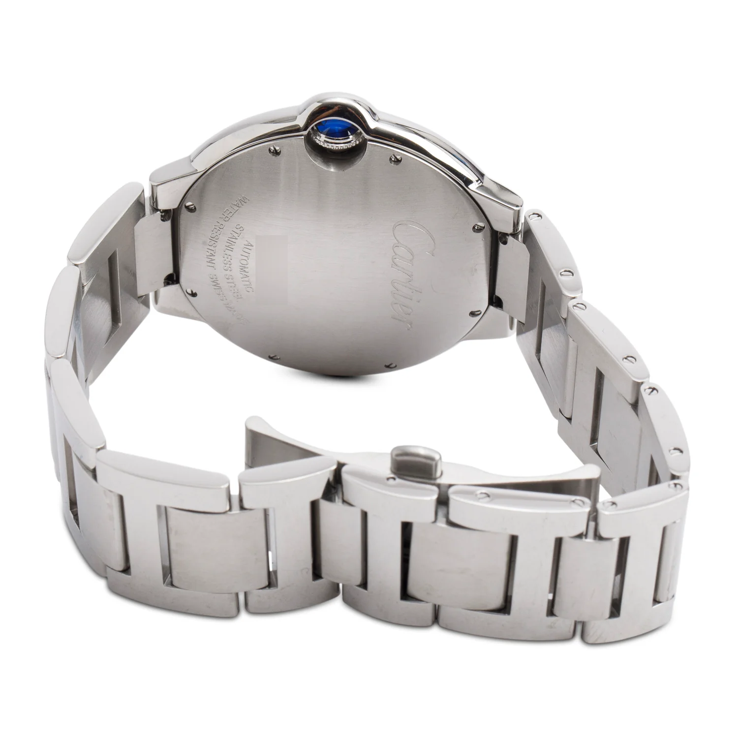 Cartier Stainless Steel Ballon Bleu de Cartier 42 MM Automatic Watch Silver Dial 3001 w/ Box & Papers - Image 4