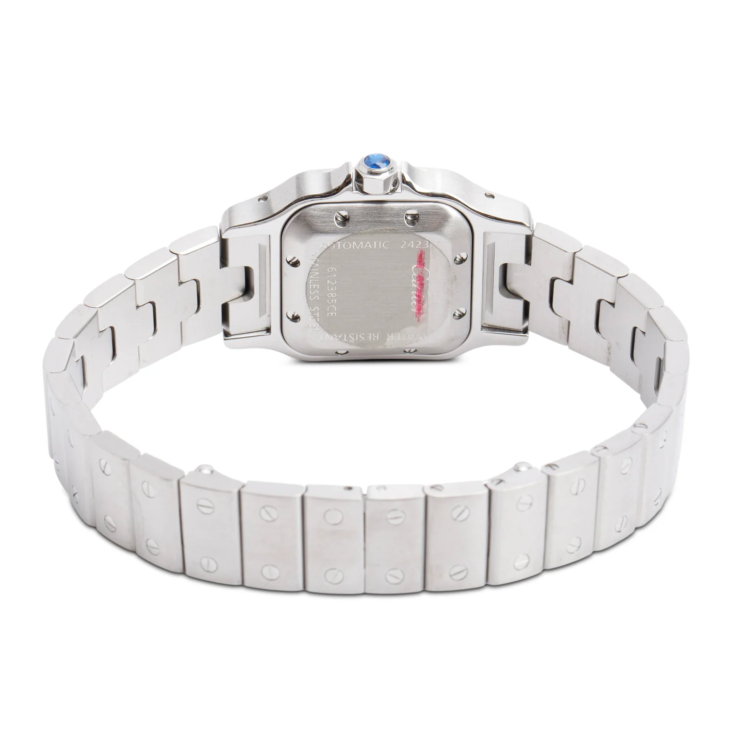 Cartier Stainless Steel Santos de Cartier Galbee Automatic Watch, Small Model 2423 w/ Box & Papers - Image 4