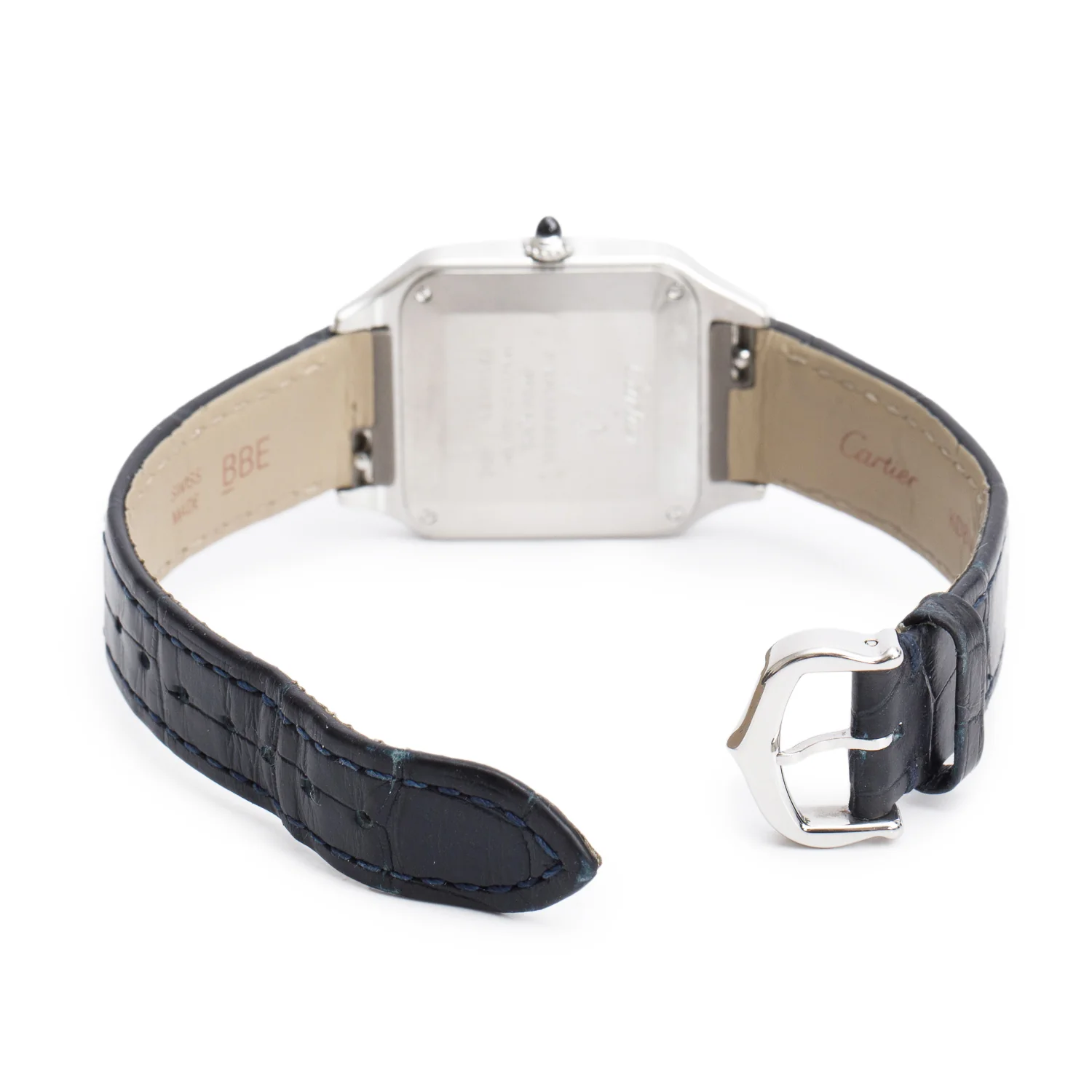 Cartier Stainless Steel Santos Dumont Watch, Small Model w/ Box & Papers - Image 5