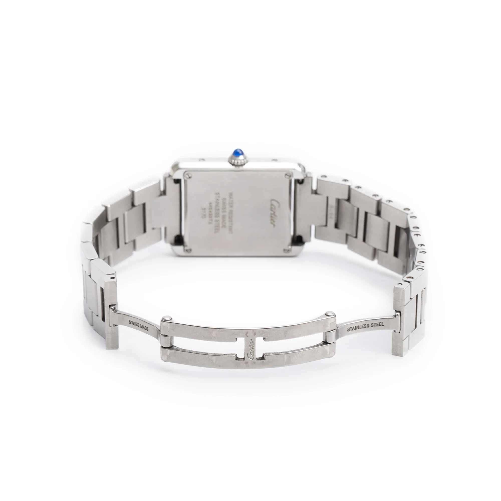 Cartier Stainless Steel Tank Solo Quartz Watch 3170 - Image 4