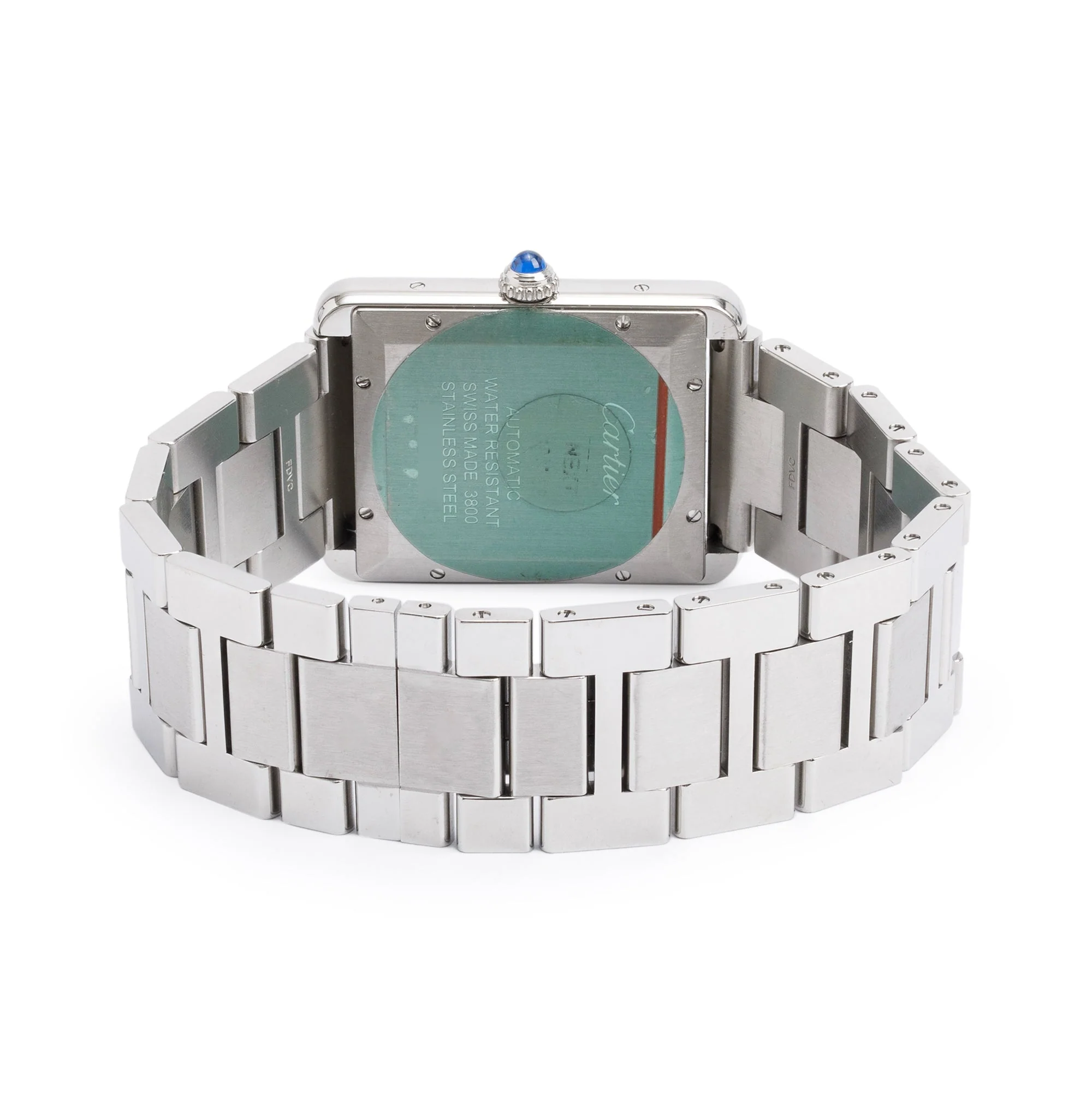 Cartier Stainless Steel Tank Solo XL Automatic Watch 3800 w/ Box & Papers - Image 4