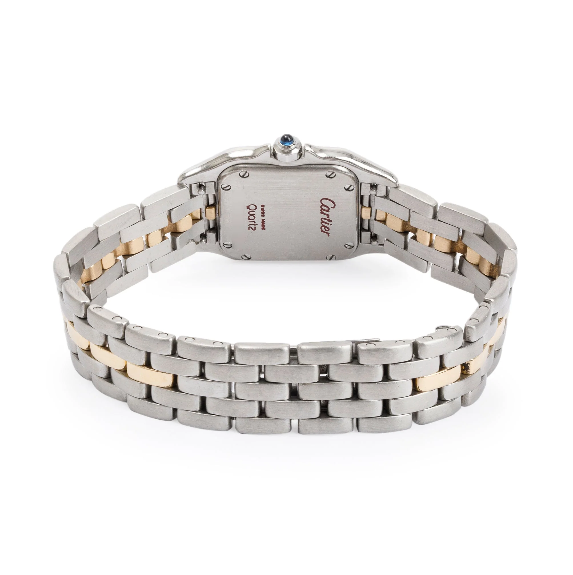 Cartier Steel & 18k Yellow Gold 1-Row Gold Panthere de Cartier Watch, Small Model - Image 3