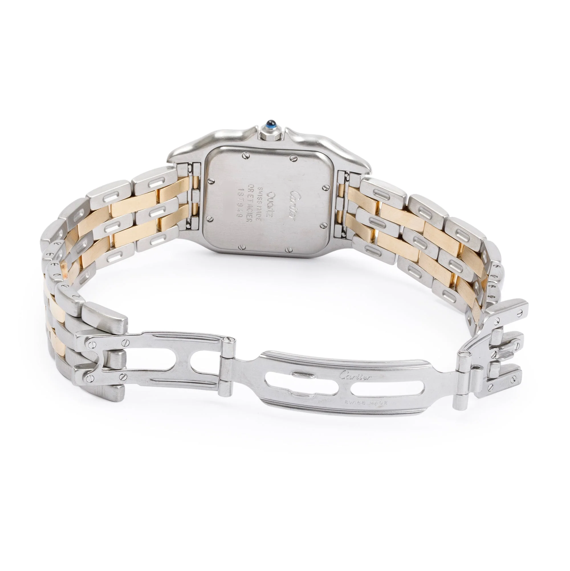 Cartier Steel & 18k Yellow Gold Panthere de Cartier Watch, Medium Model - Image 6