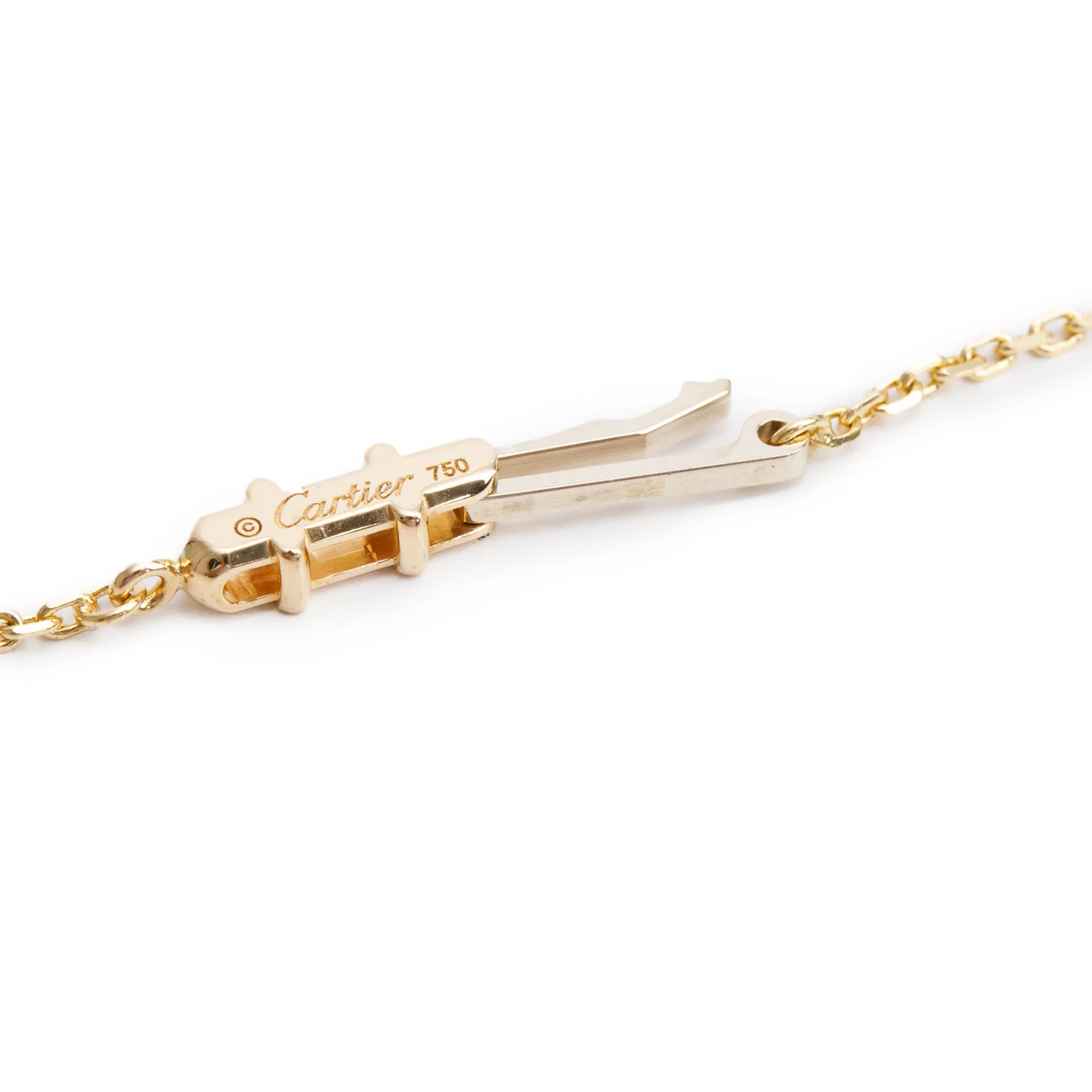 Cartier Vintage 18k Yellow Gold C de Cartier Heart Pendant Necklace - Image 3