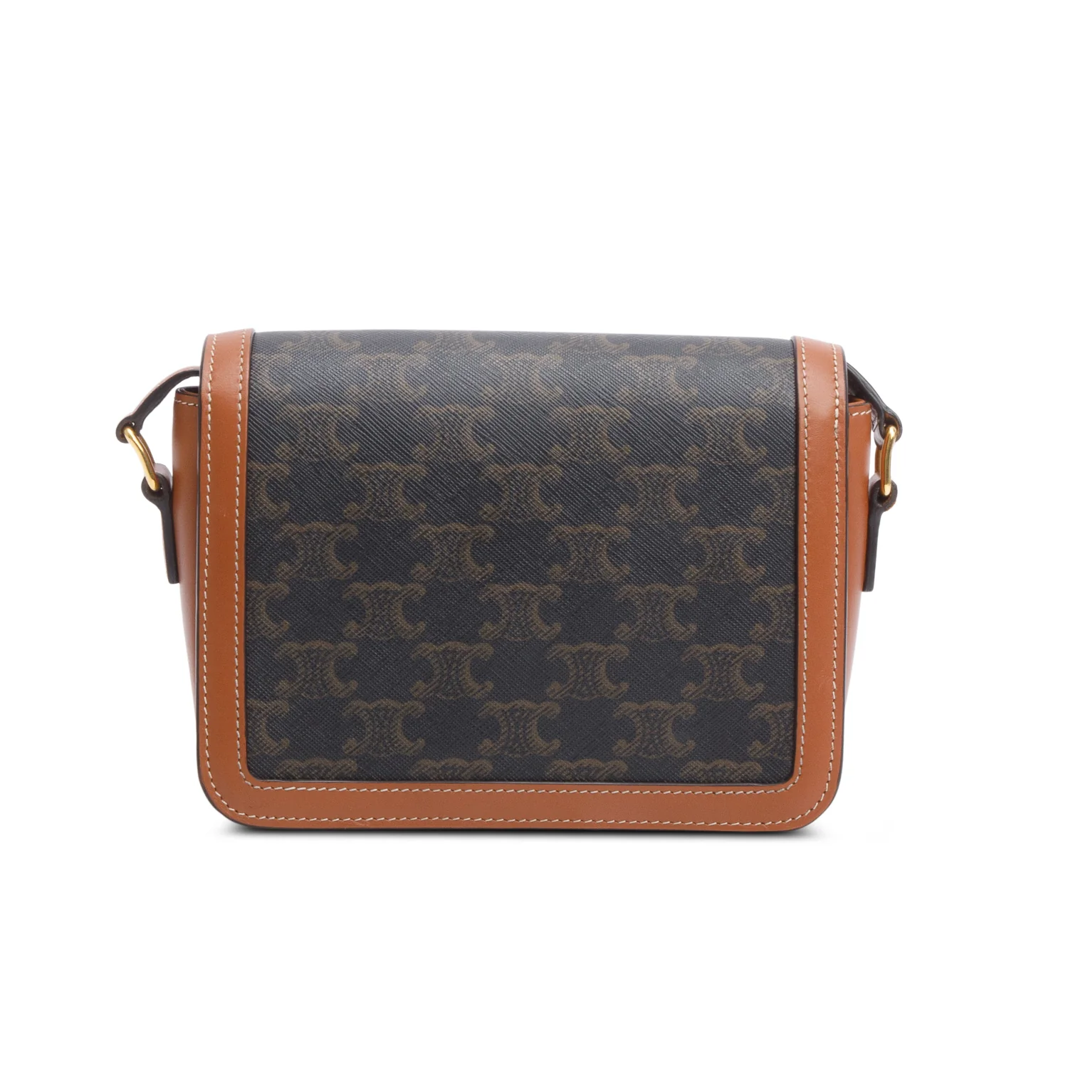 Celine 2022 Brown Triomphe Canvas Teen Triomphe Bag - Image 5
