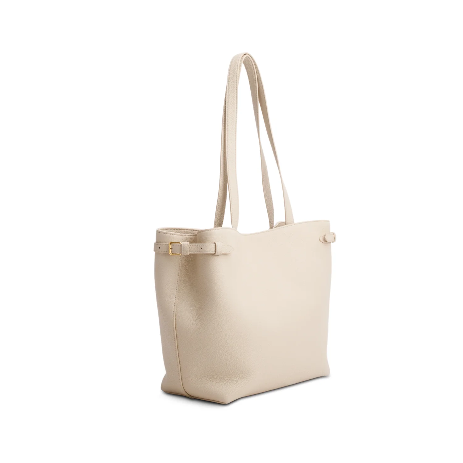 Celine 2024 Beige Grained Calfskin Triomphe Medium Cabas Anais w/ Box - Image 6