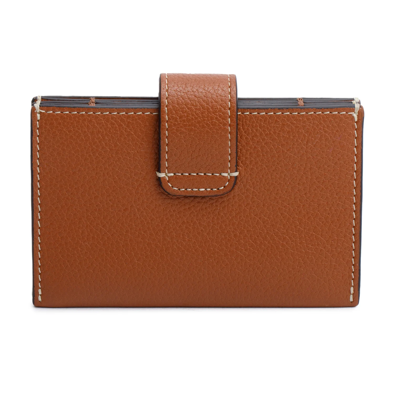 Celine 2025 Tan Supple Grained Calfskin Leather Accordeon Card Holder Nino - Image 3