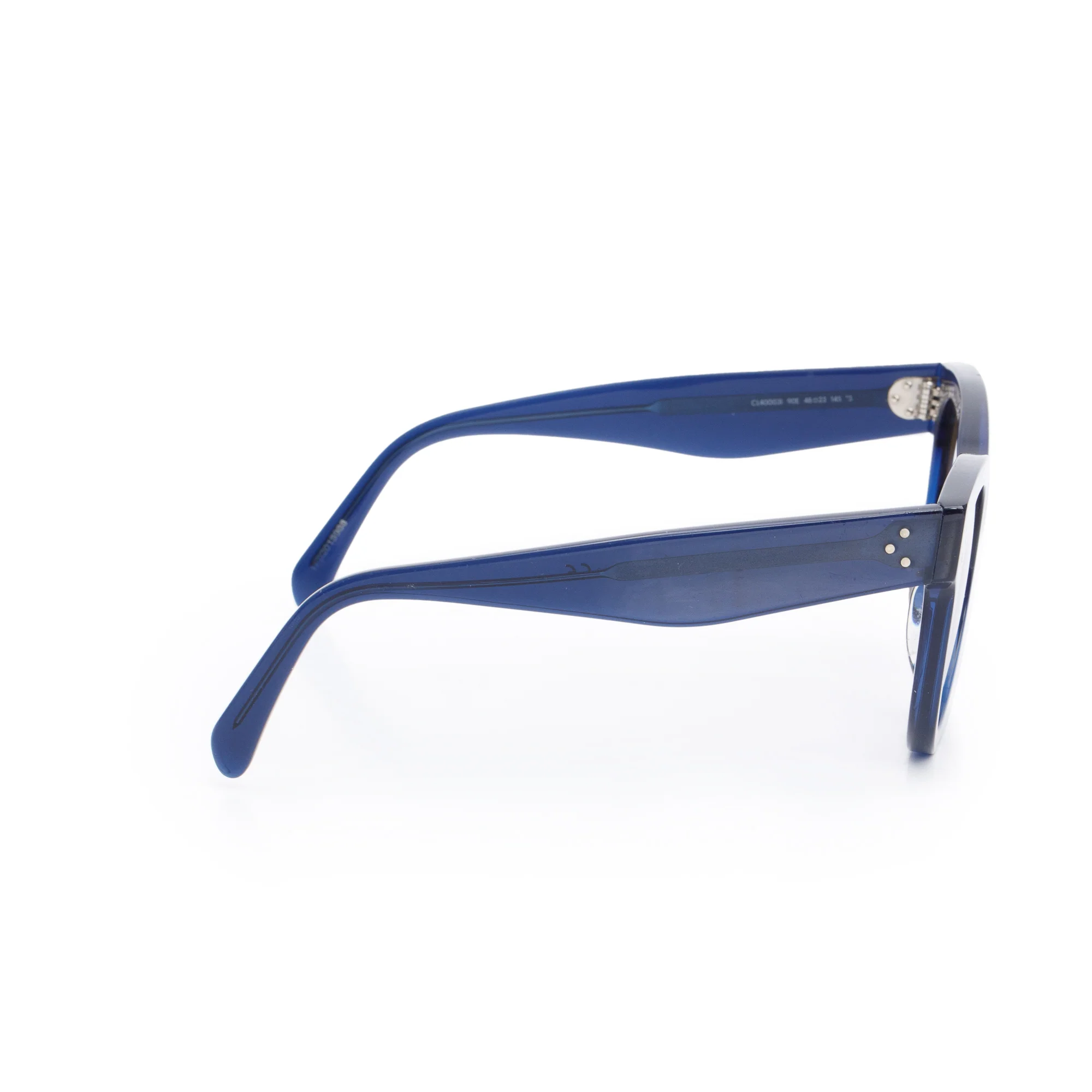 Celine CL40003I Navy Blue Acetate Cat-Eye Sunglasses - Image 2