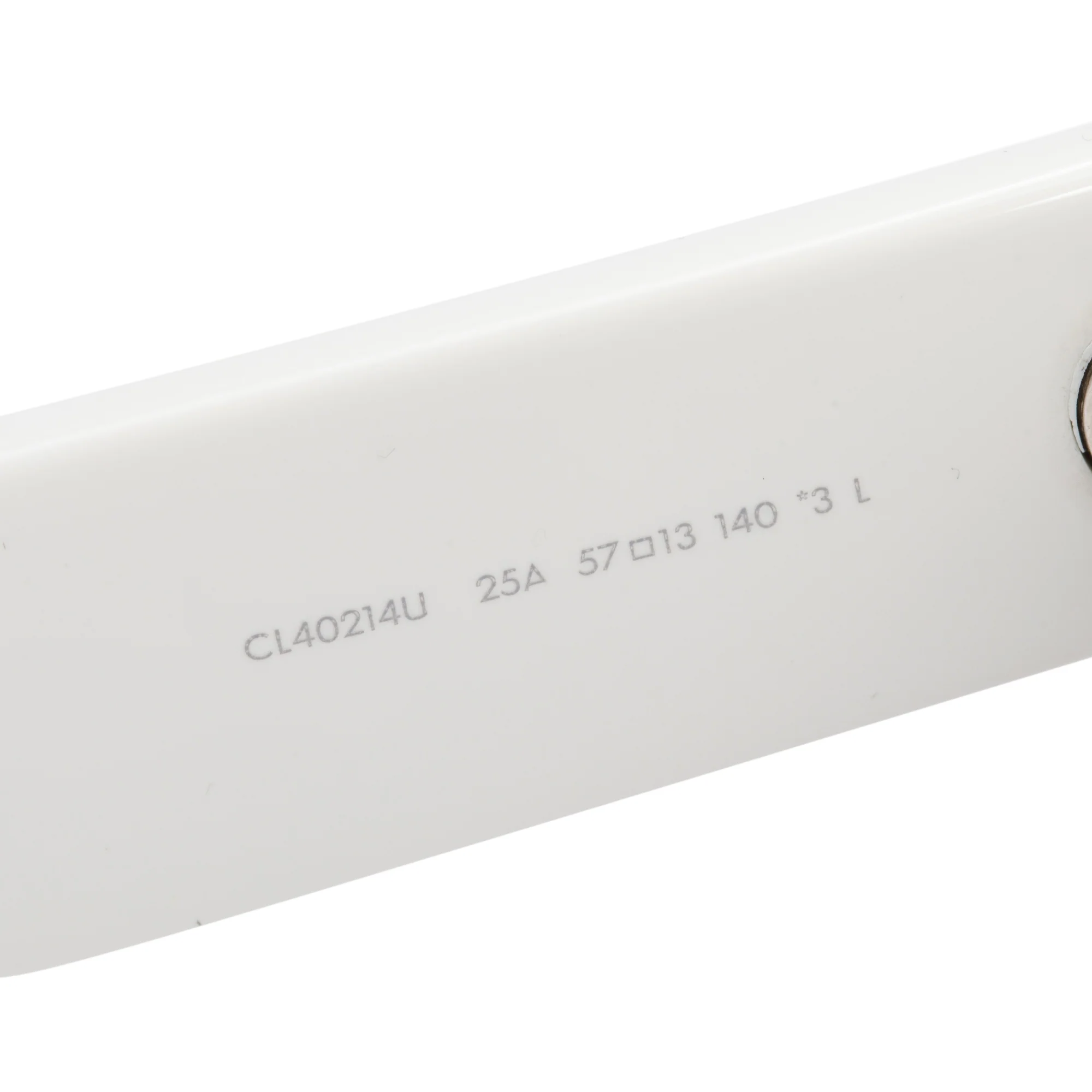 Celine CL40214U White Acetate Monochroms Square Sunglasses w/ Box & Case - Image 4