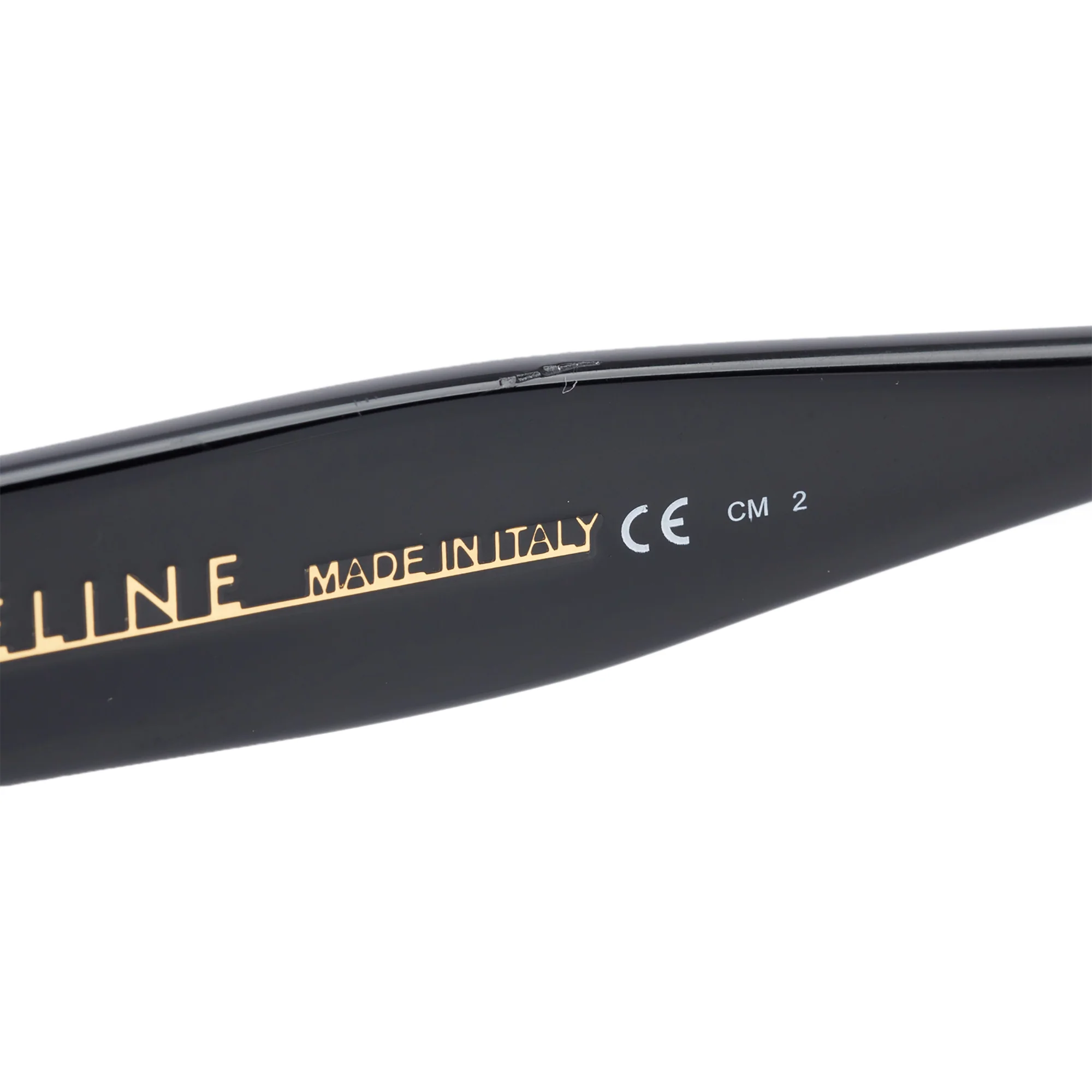 Celine CL41805/S Black Acetate Oversized Sunglasses - Image 4