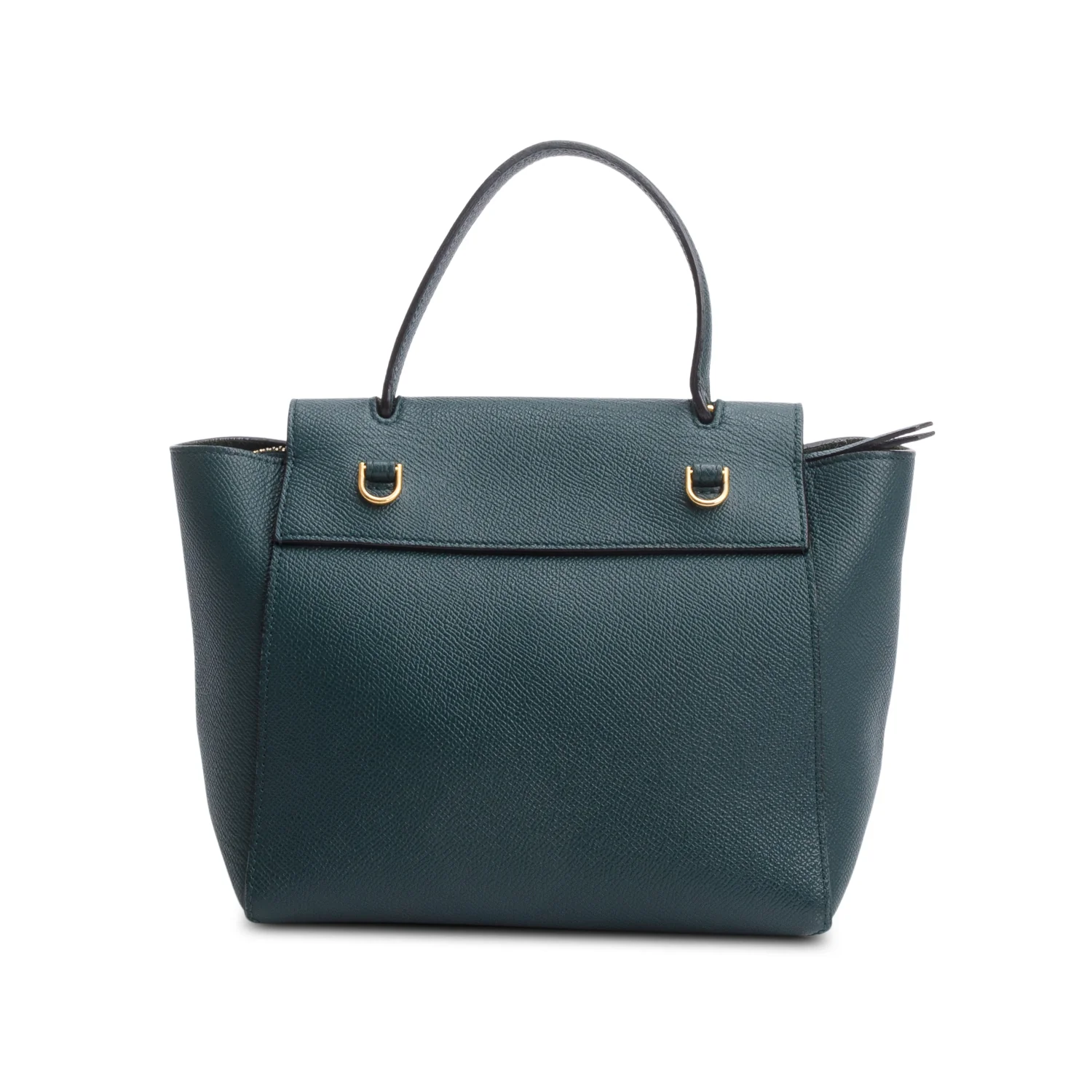 Celine Green Grained Calfskin Leather Nano Belt Bag w/ Strap - Image 5
