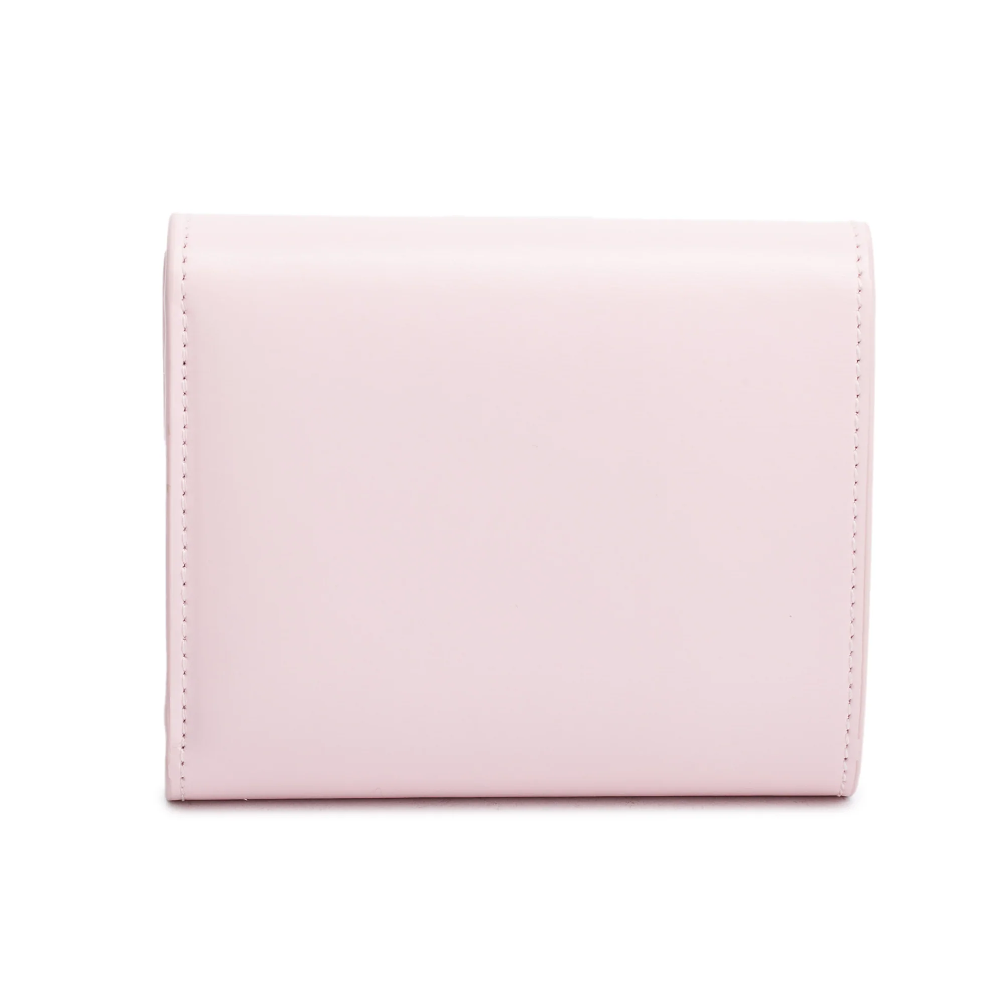 Celine Pink Shiny Calfskin Leather Triomphe Compact Wallet - Image 3