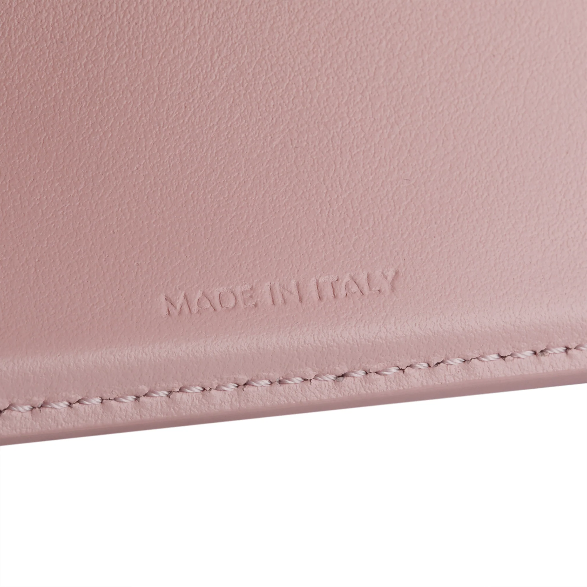 Celine Pink Shiny Calfskin Leather Triomphe Compact Wallet - Image 6