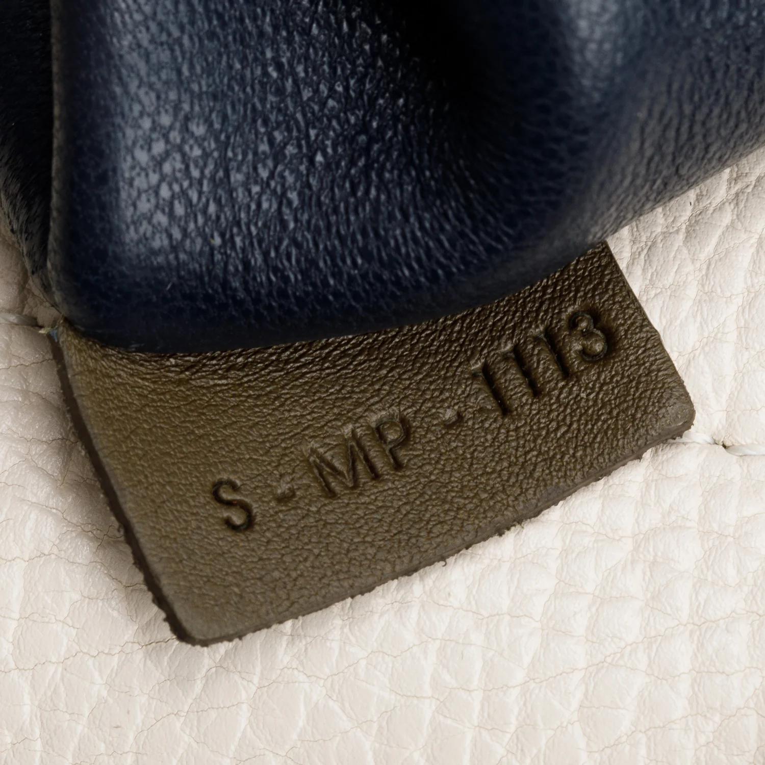 Celine Tricolor Calfskin Leather and Suede Medium Trapeze Bag w/ Strap - Image 10