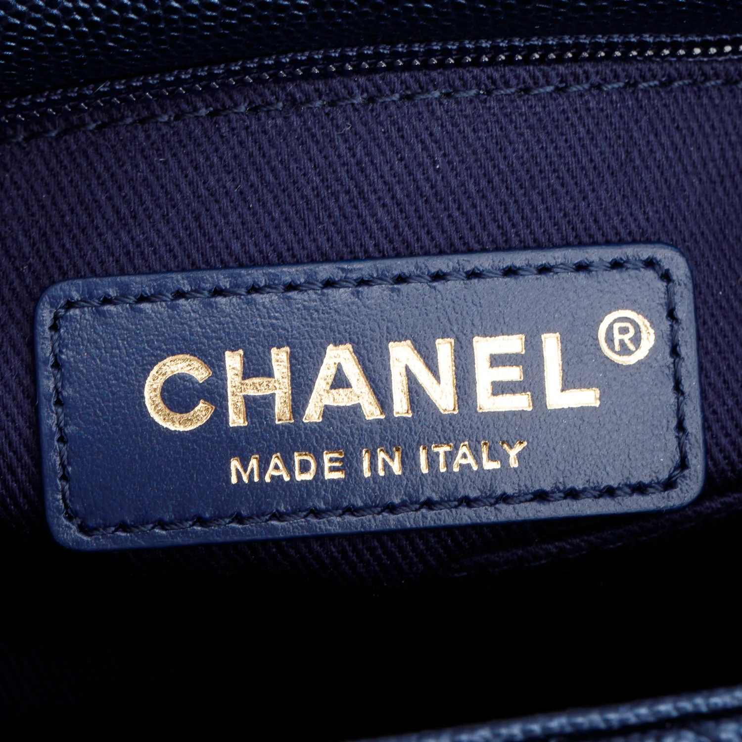 Chanel 2020 Blue Irisdescent Quilted Caviar Leather Mini Coco Top Handle Flap Bag w/ Box & Authenticity Card - Image 10
