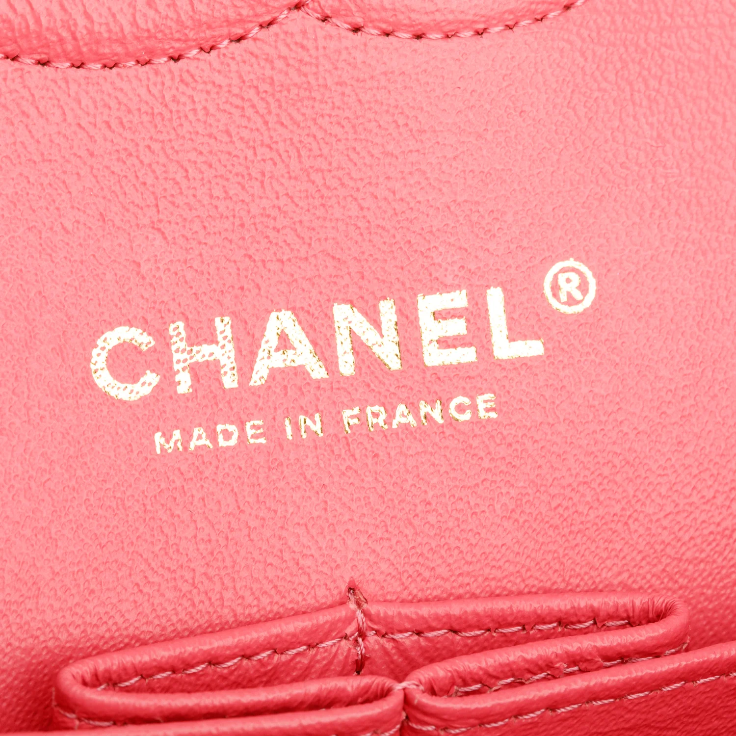 Chanel 2020 Pink Tweed Quilted Medium Double Flap Bag w/ Authenticity Card - Image 9