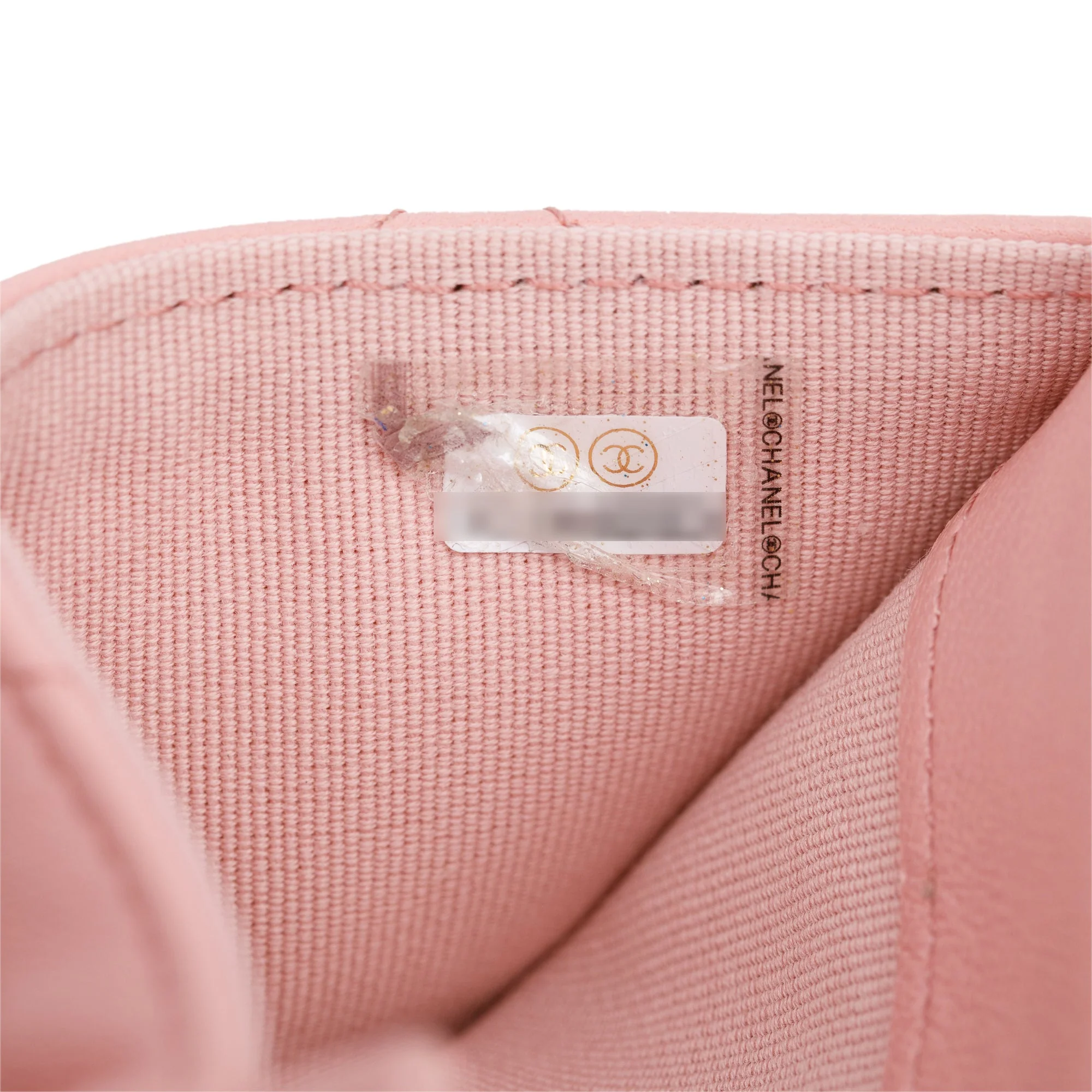 Chanel 2021 Pink Quilted Leather 19 Flap Wallet w/ Authenticity Card - Image 7