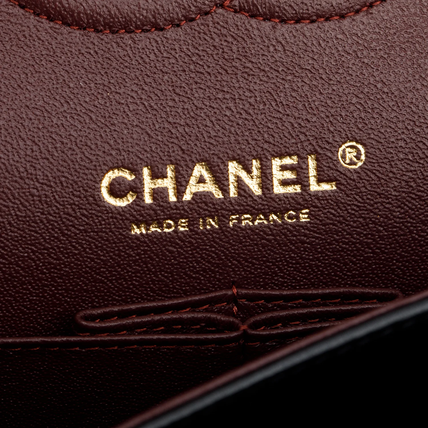 Chanel 2022 Black Quilted Lambskin Leather Classic Medium Double Flap Bag w/ Box & Receipt - Image 9