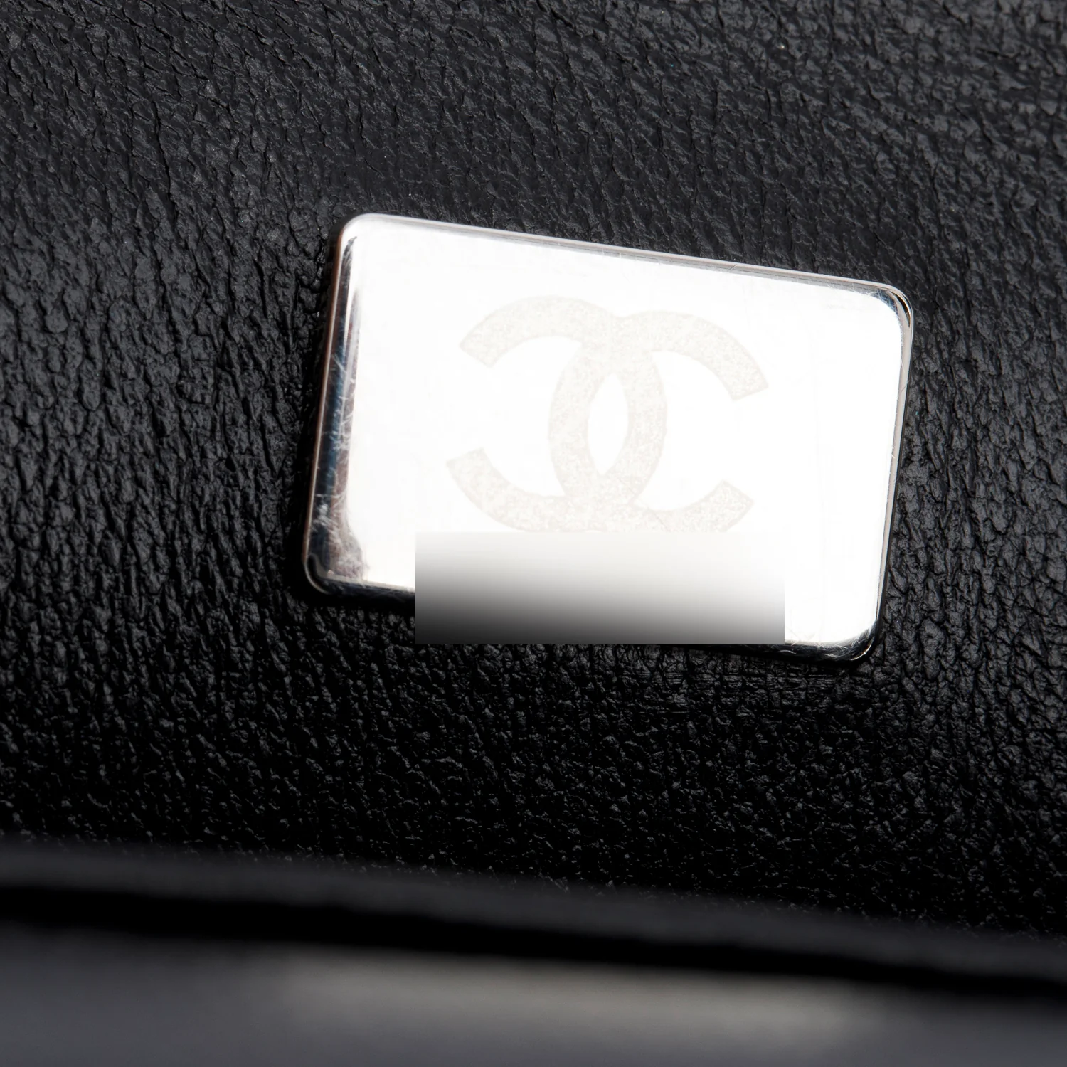 Chanel 2023 Black Caviar Quilted Medium Boy Flap Bag w/ Box & Receipt - Image 11
