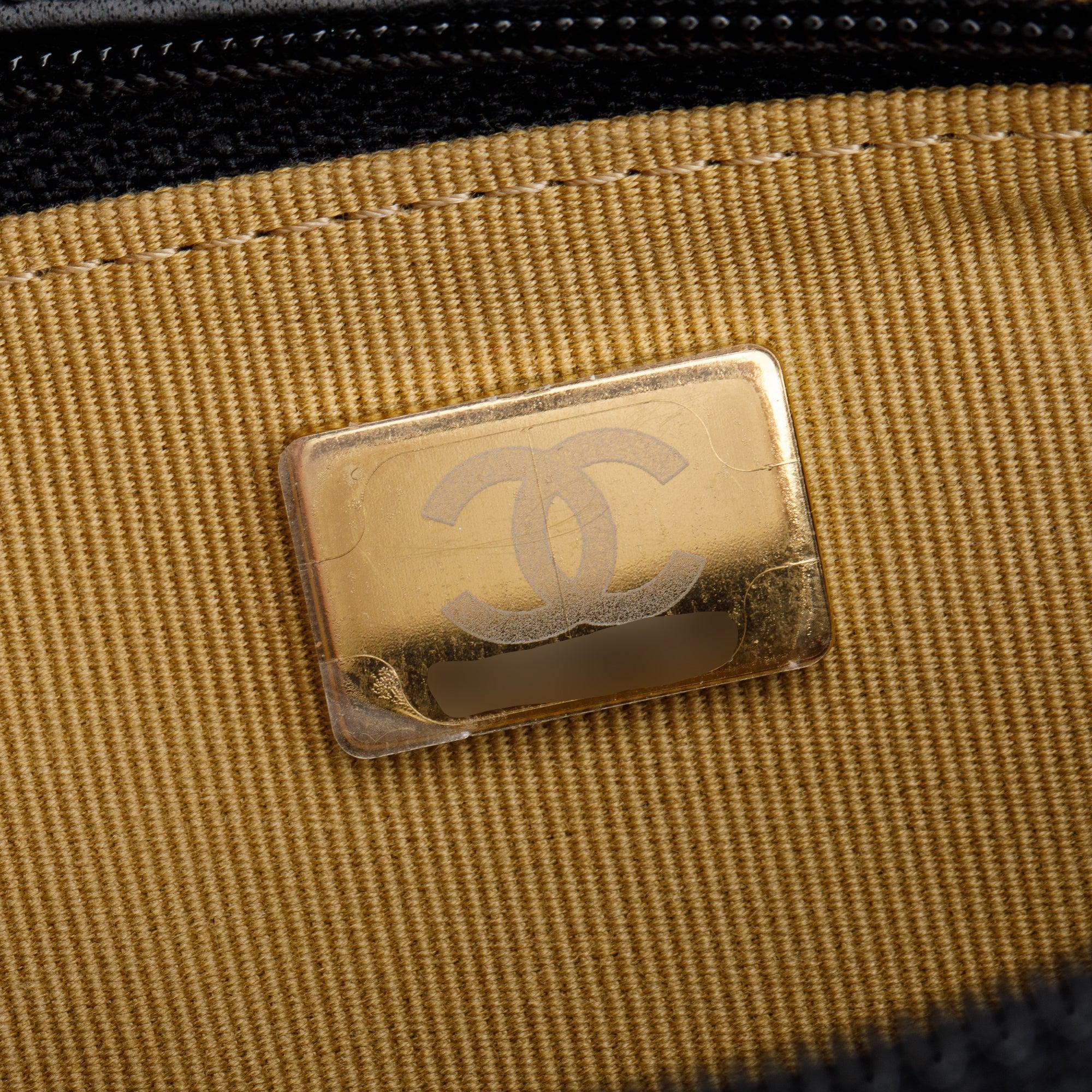 Chanel 2023 Black Quilted Lambskin Leather CC Pearl Crush Classic Wallet on Chain - Image 9