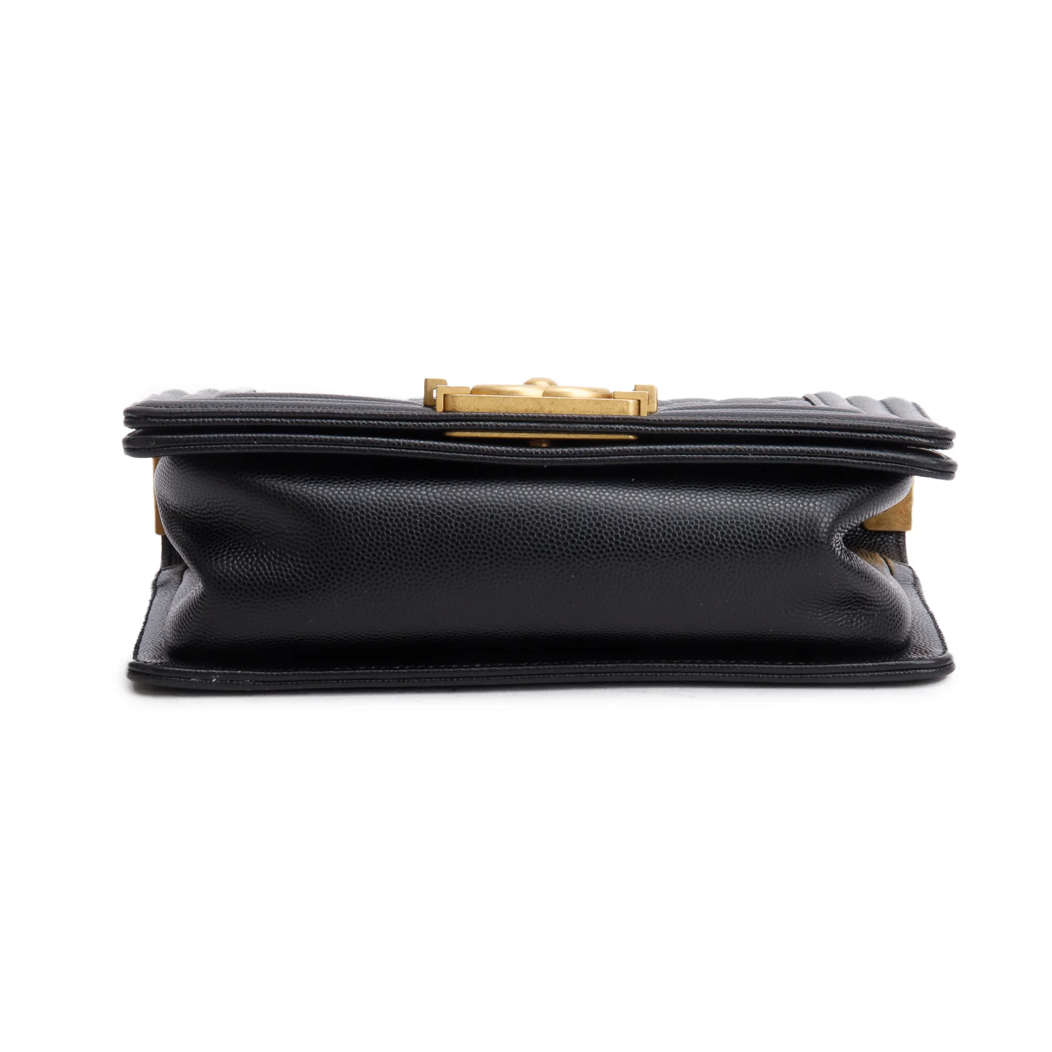 Chanel 2024 Black Caviar Leather Small Boy Bag w/ Receipt - Image 7