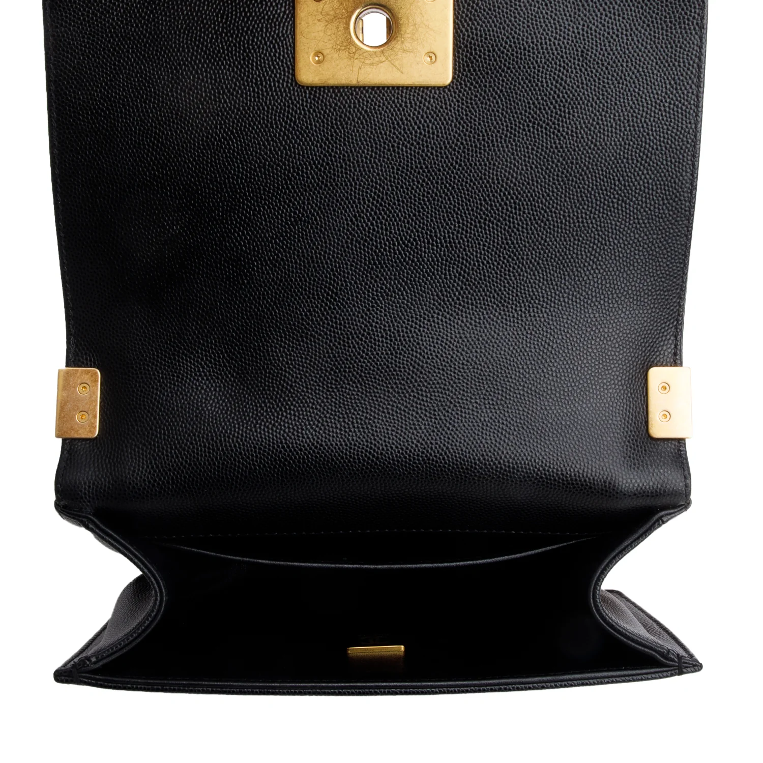 Chanel 2024 Black Caviar Leather Small Boy Bag w/ Receipt - Image 8