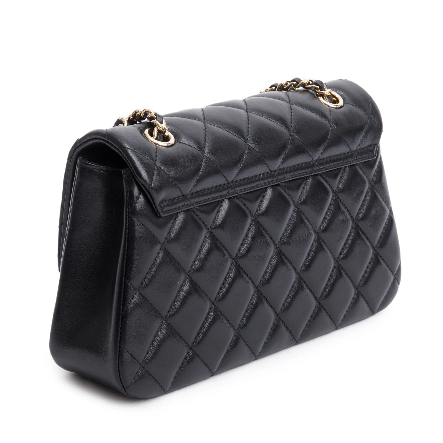 Chanel 2025 Black Quilted Lambskin Leather Small Flap Bag w/ Receipt - Image 6