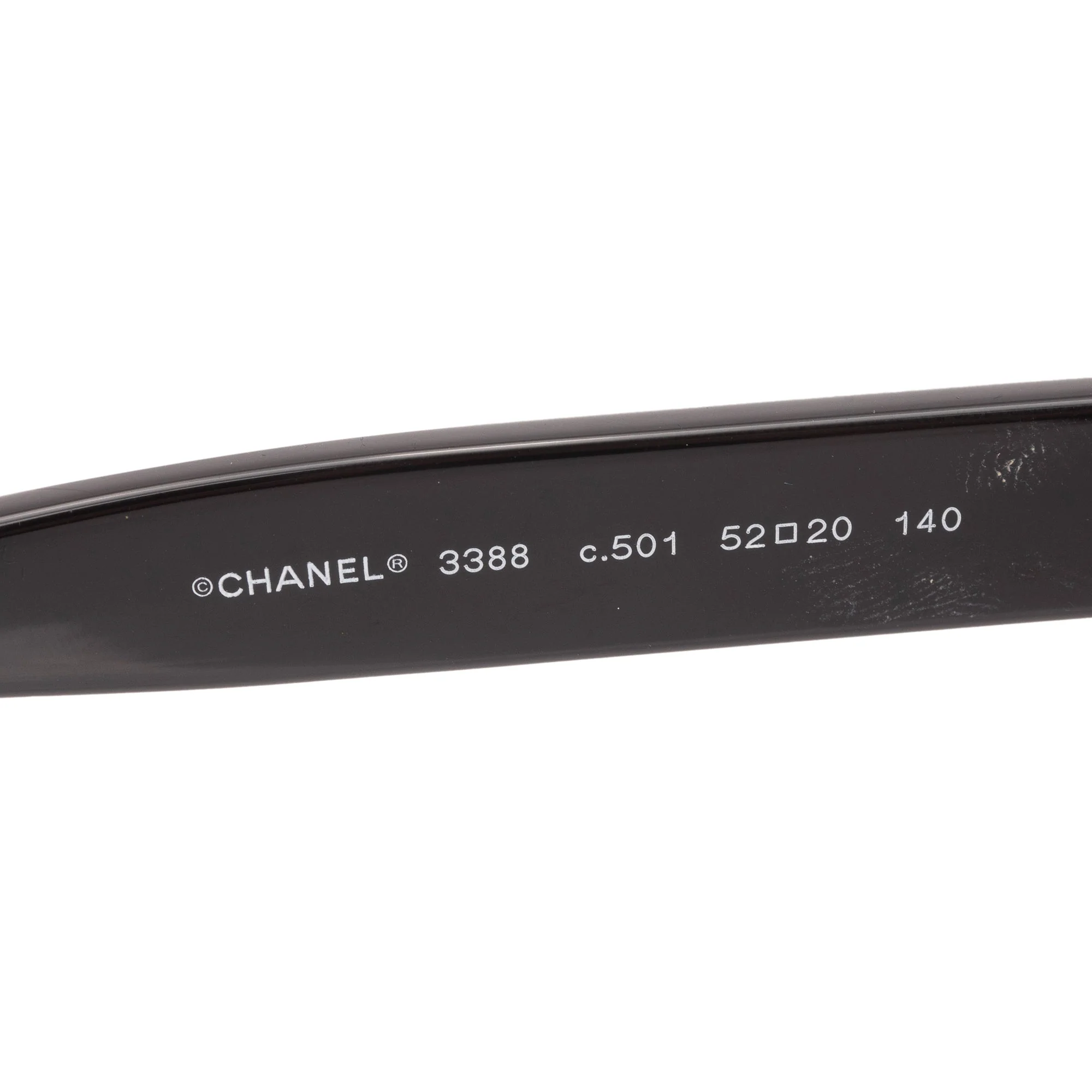 Chanel 3388 Black Acetate CC Logo Round Eyeglasses w/ Box & Case - Image 4