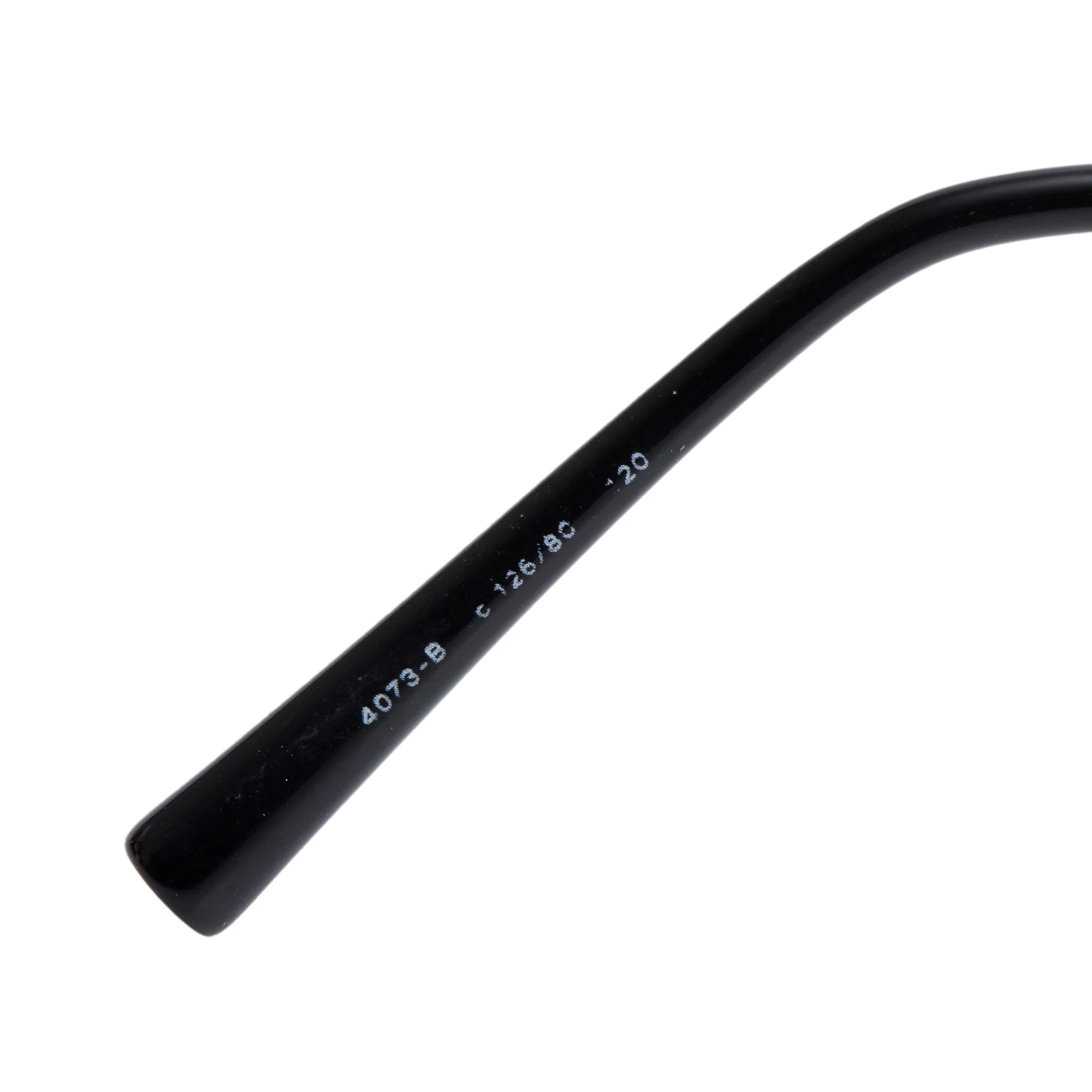 Chanel 4073-B Black Metal Strass CC Logo Oval Sunglasses w/ Case - Image 4