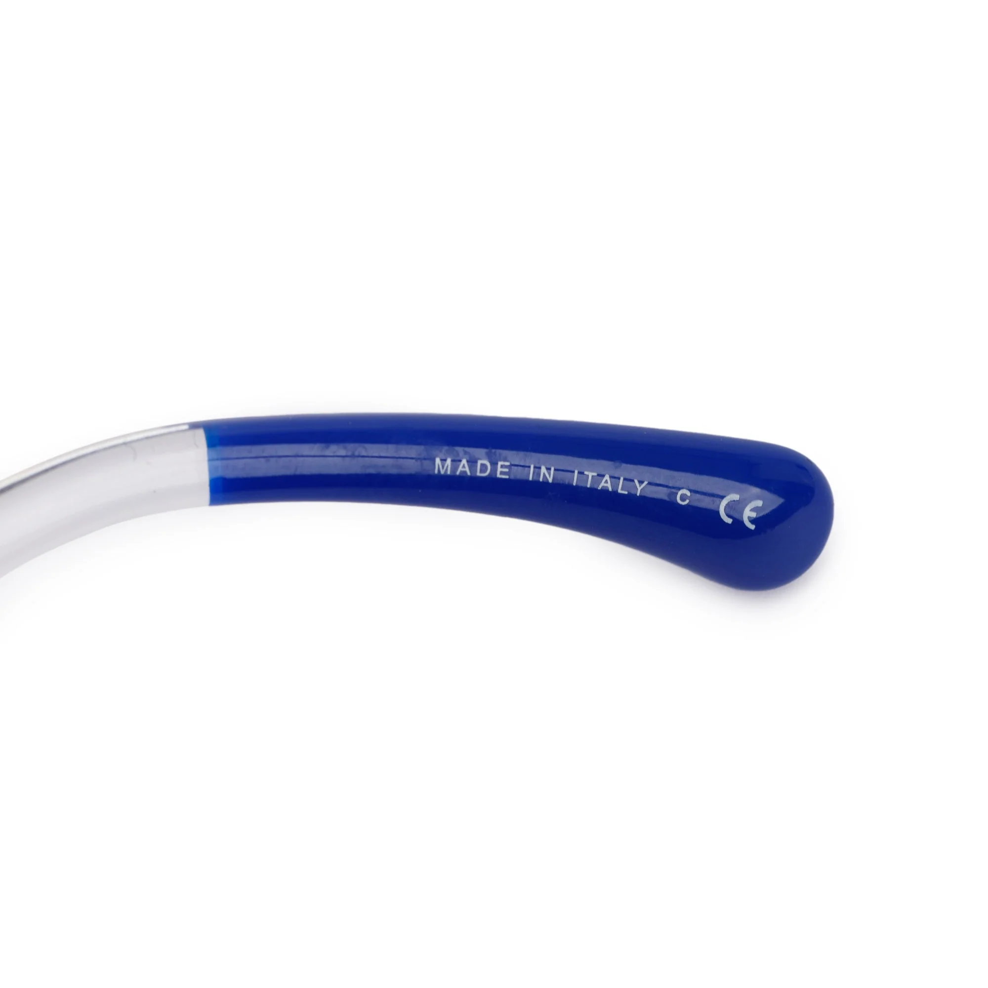 Chanel 5263 Blue & Clear Acetate CC Logo Square Sunglasses - Image 4