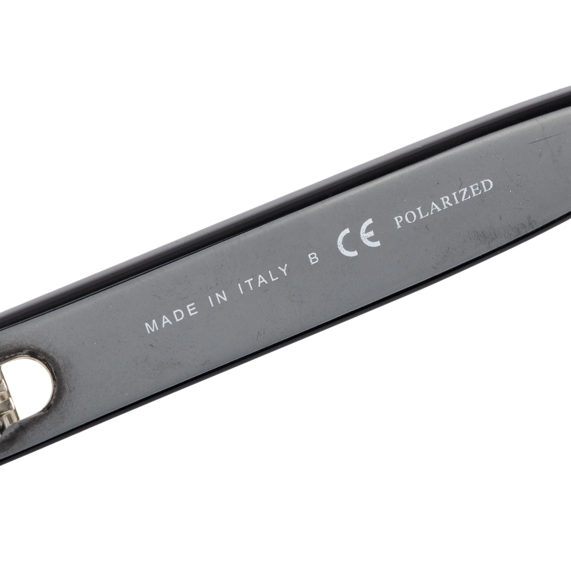 Chanel 5408 Black Acetate Logo Polarized Square Sunglasses w/ Case - Image 5