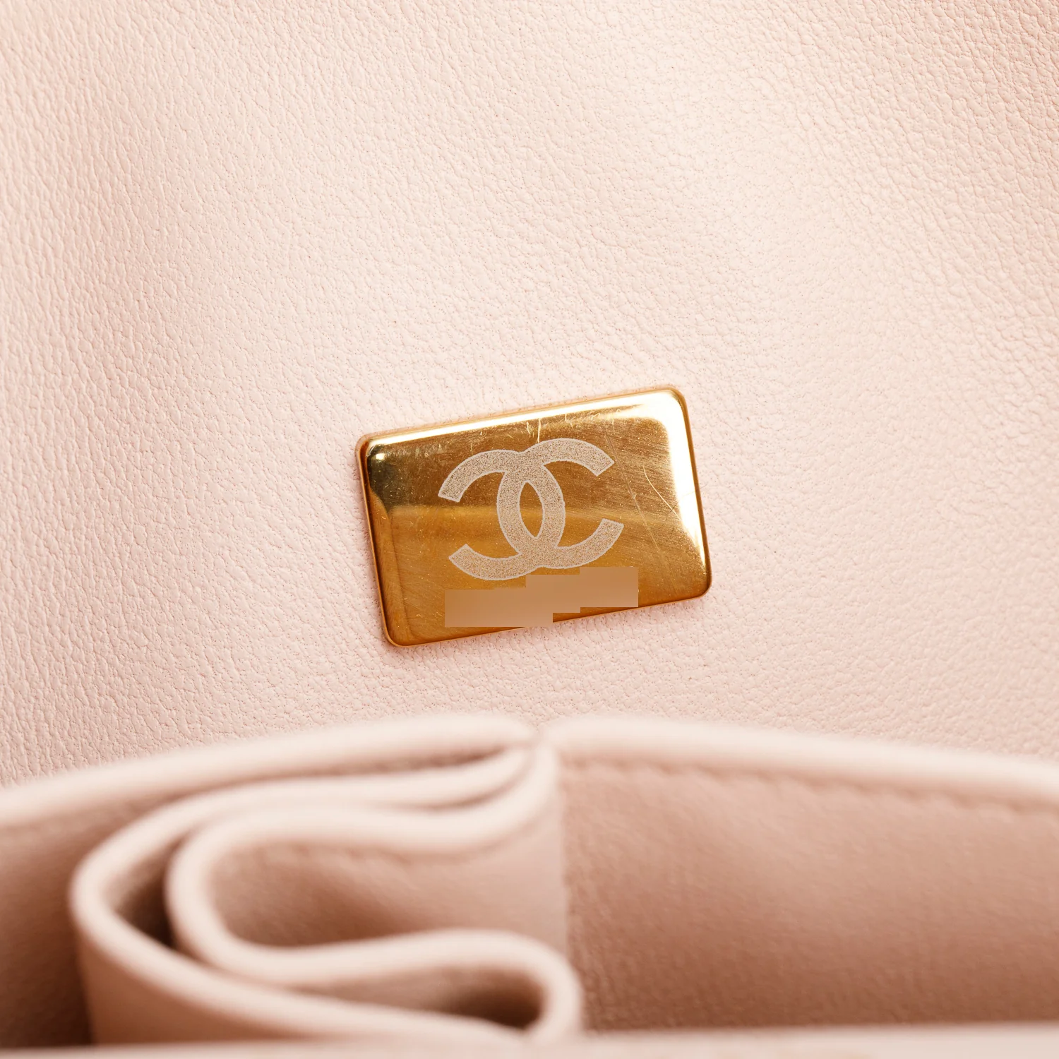 Chanel Beige Caviar Leather Classic Medium Double Flap - Image 10