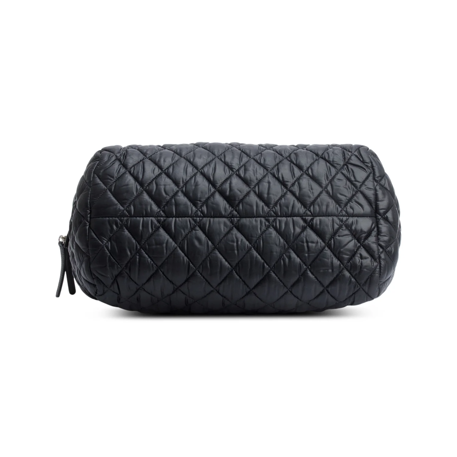 Chanel Black/Burgundy Quilted Nylon Coco Cocoon Reversible Bowler - Image 5