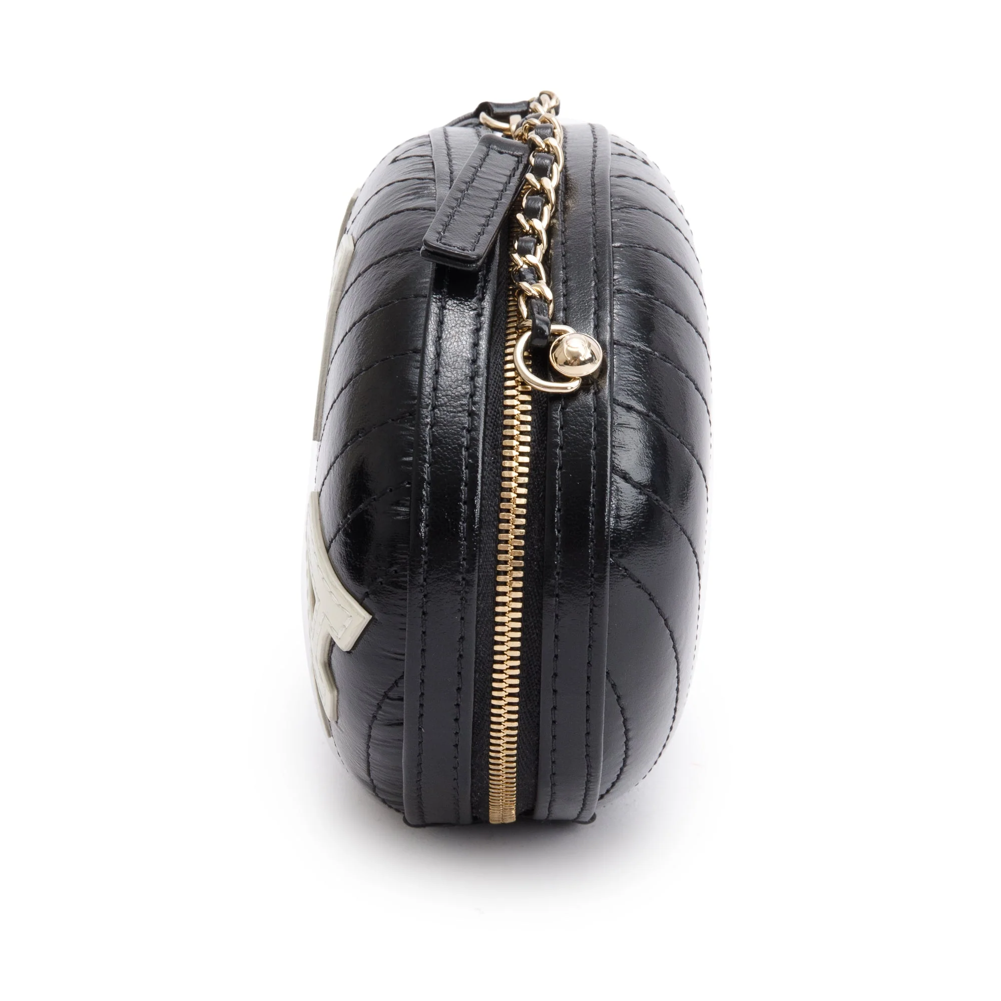 Chanel Black Calfskin Leather La Pausa Tassel Clutch Crossbody Bag w/ Authenticity Card - Image 6
