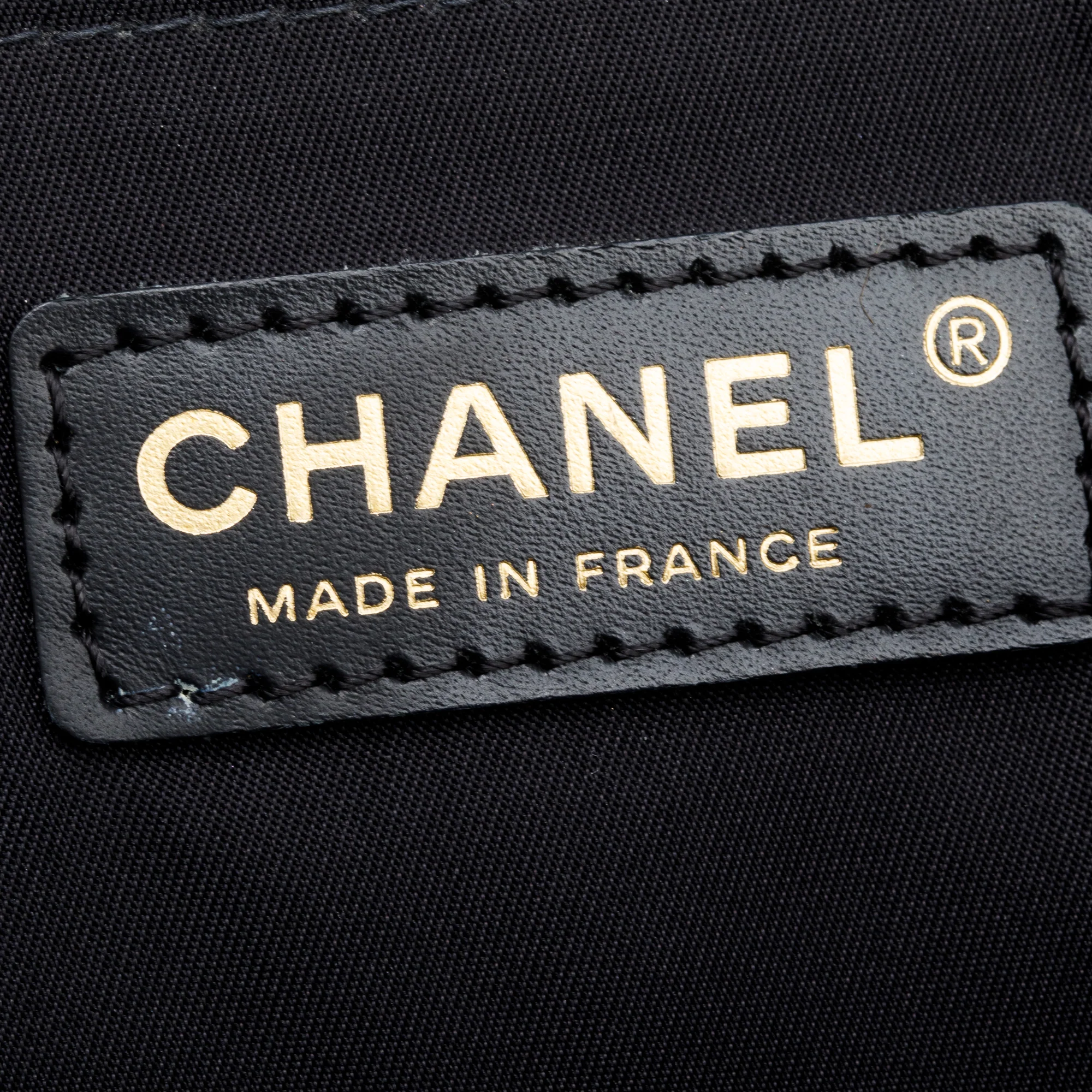 Chanel Black Canvas Travel Ligne Tote - Image 7