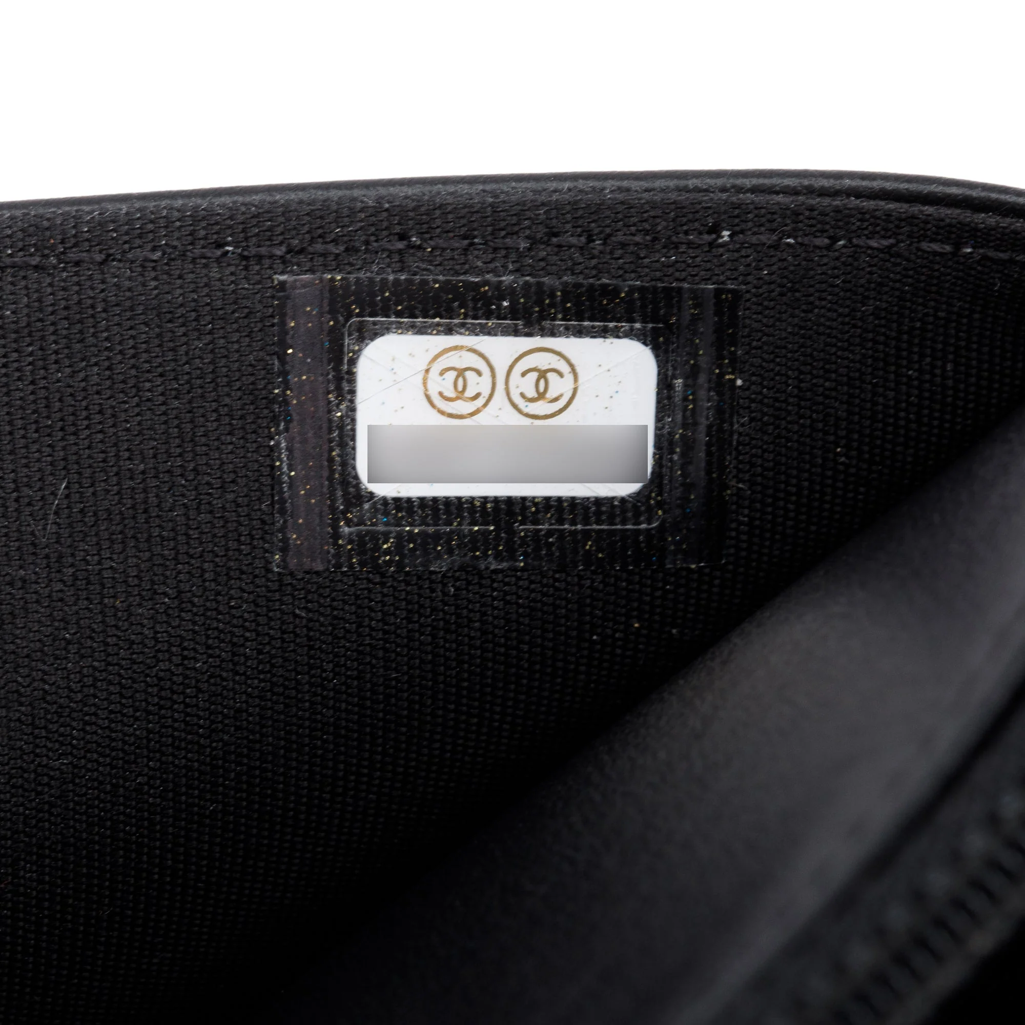Chanel Black Caviar Leather Boy Wallet on Chain w/ Box - Image 9