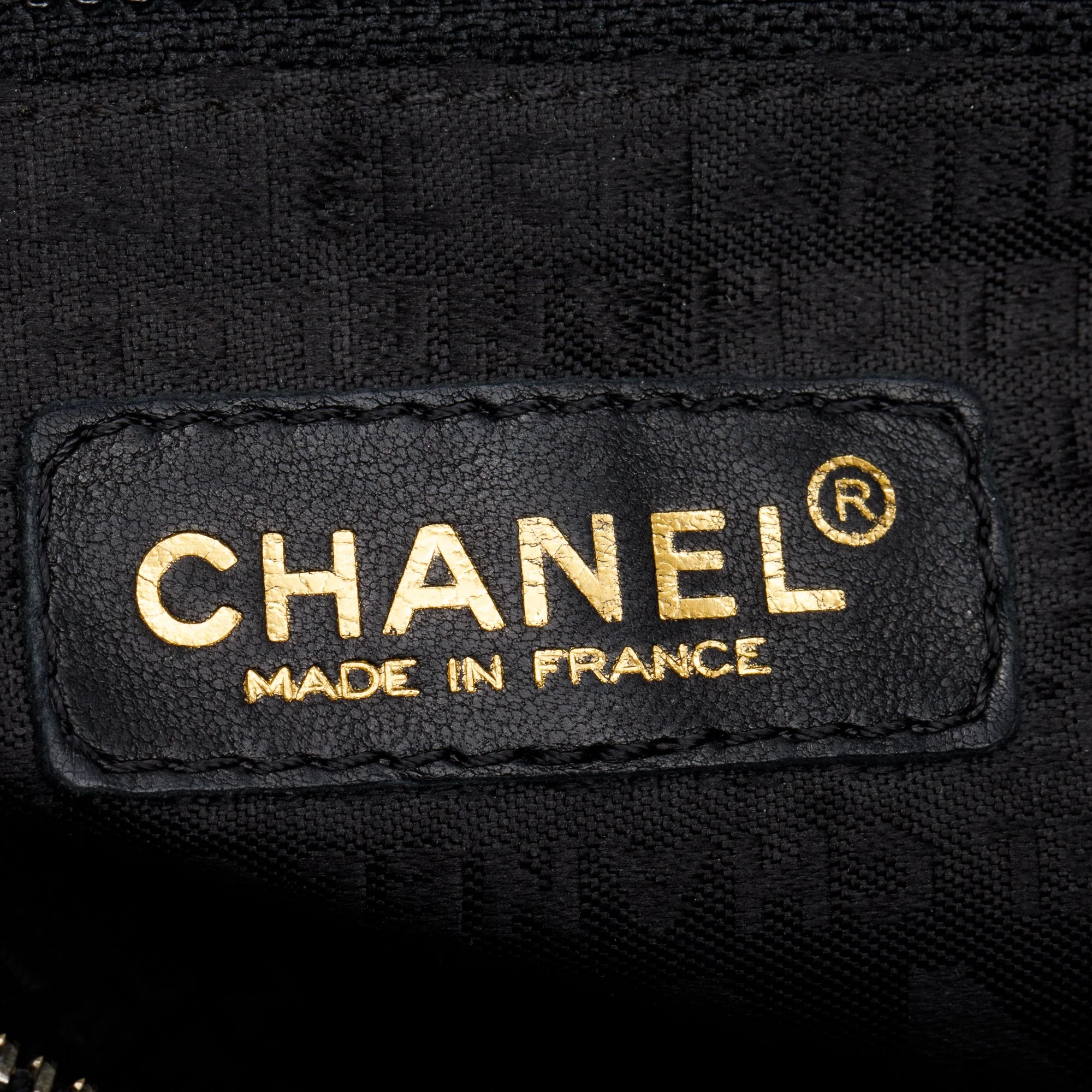 Chanel Black Chocolate Bar Quilted Leather Petit Timeless Tote w/ Box & Authenticity Card - Image 10