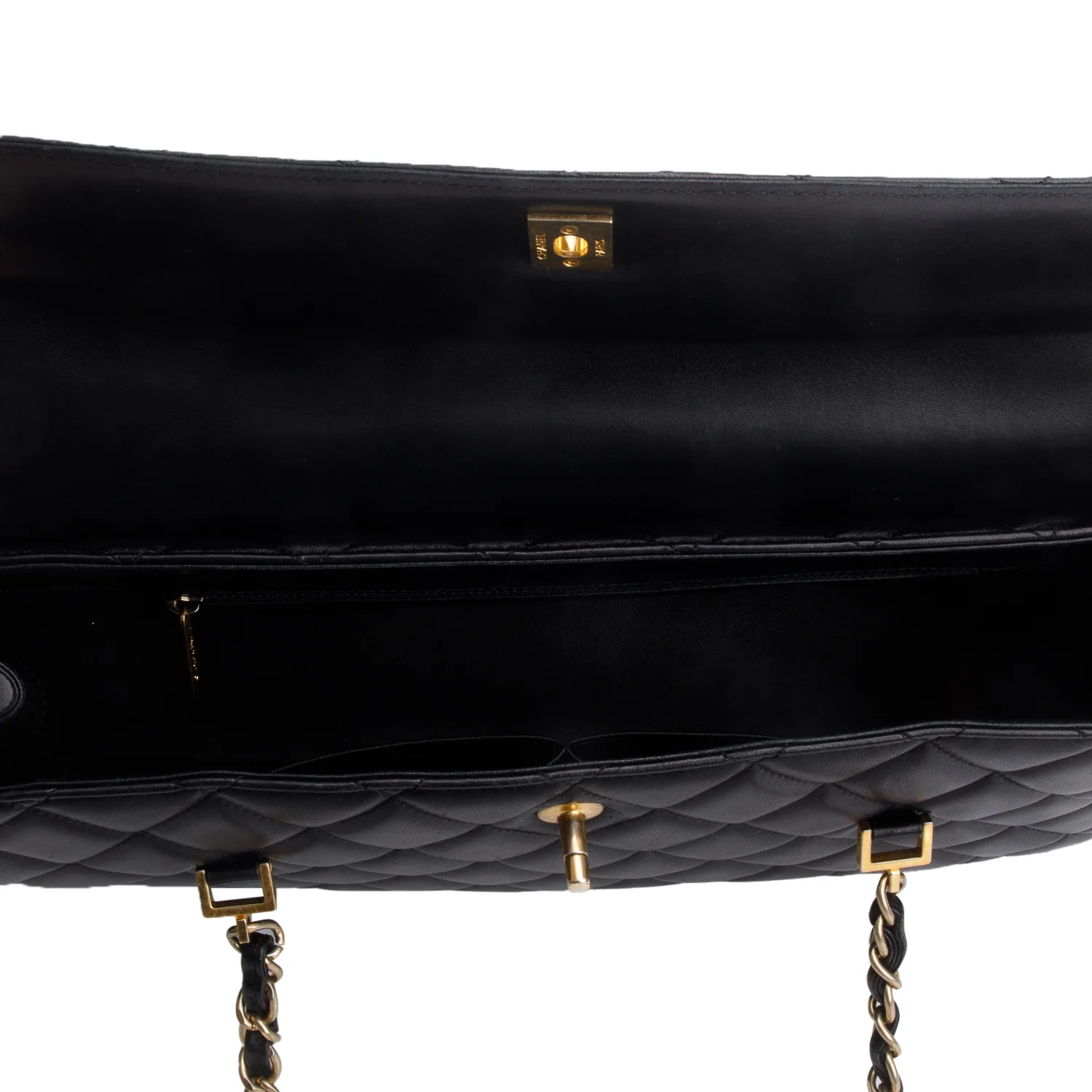 Chanel Black Lambskin Quilted Misia Camera Case Flap Bag - Image 8
