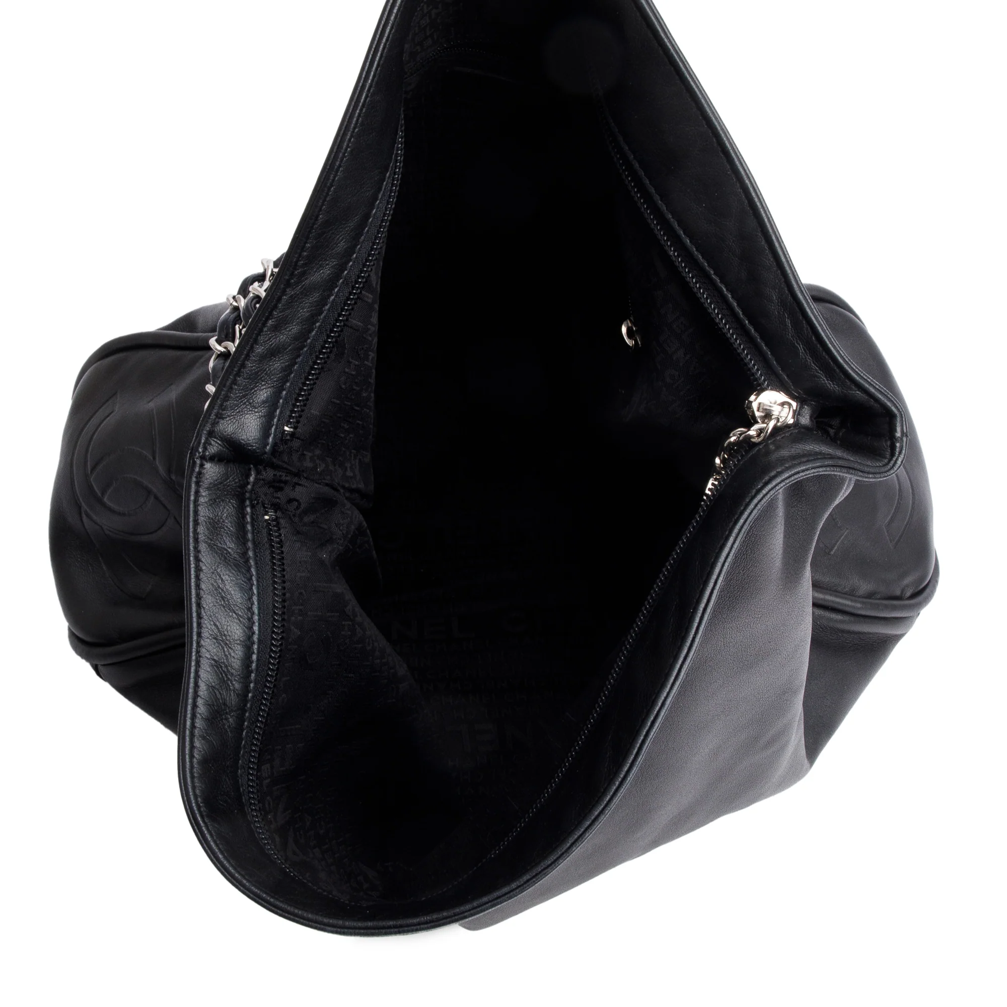 Chanel Black Leather Large Ultimate Soft Hobo Bag - Image 5