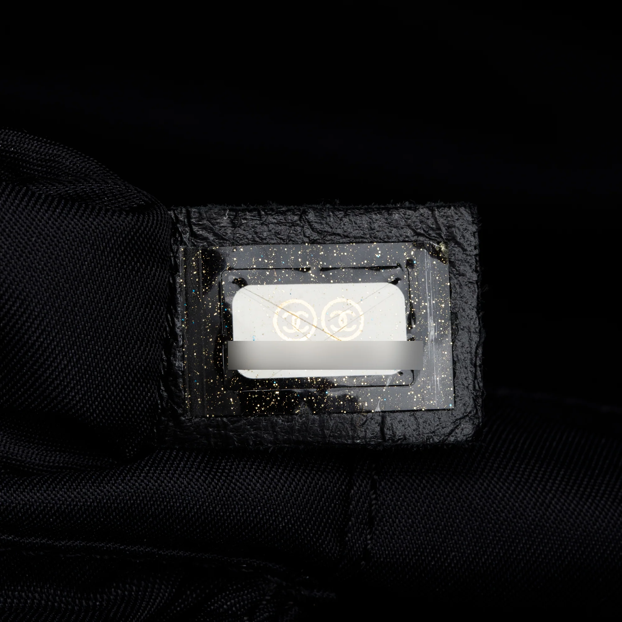 Chanel Black Quilted Coated Canvas Large Paris Biarritz Tote w/ Pouch & Authenticity Card - Image 9