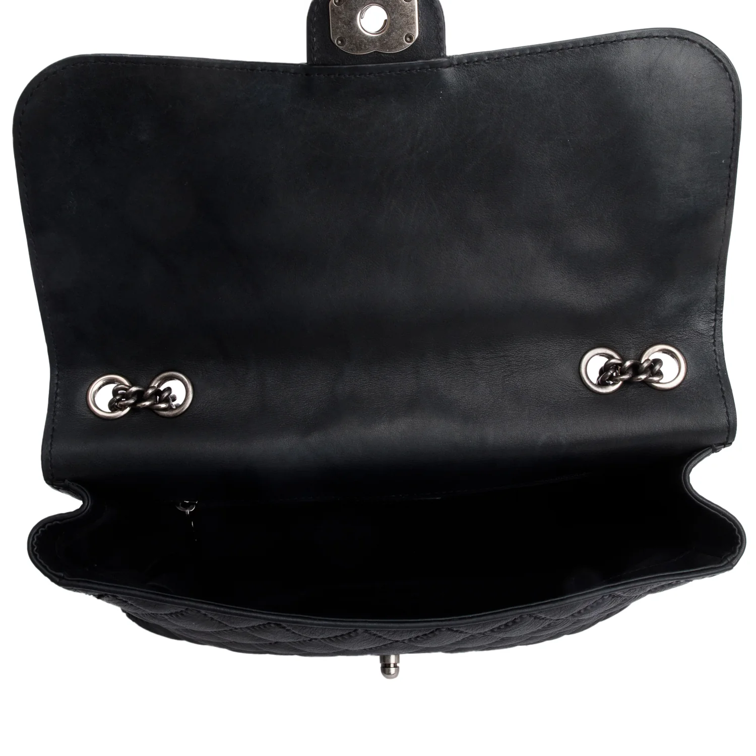 Chanel Black Ultimate Stitch Soft Calfskin Leather Flap Bag - Image 8