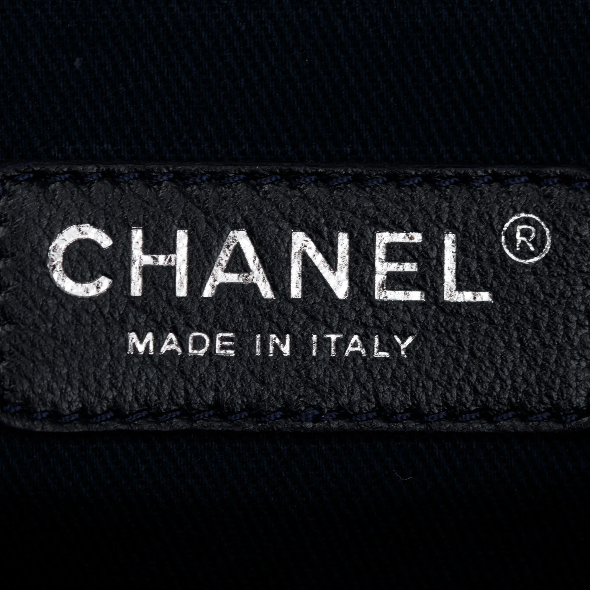 Chanel Blue Denim Medium CC Shopping Tote - Image 6