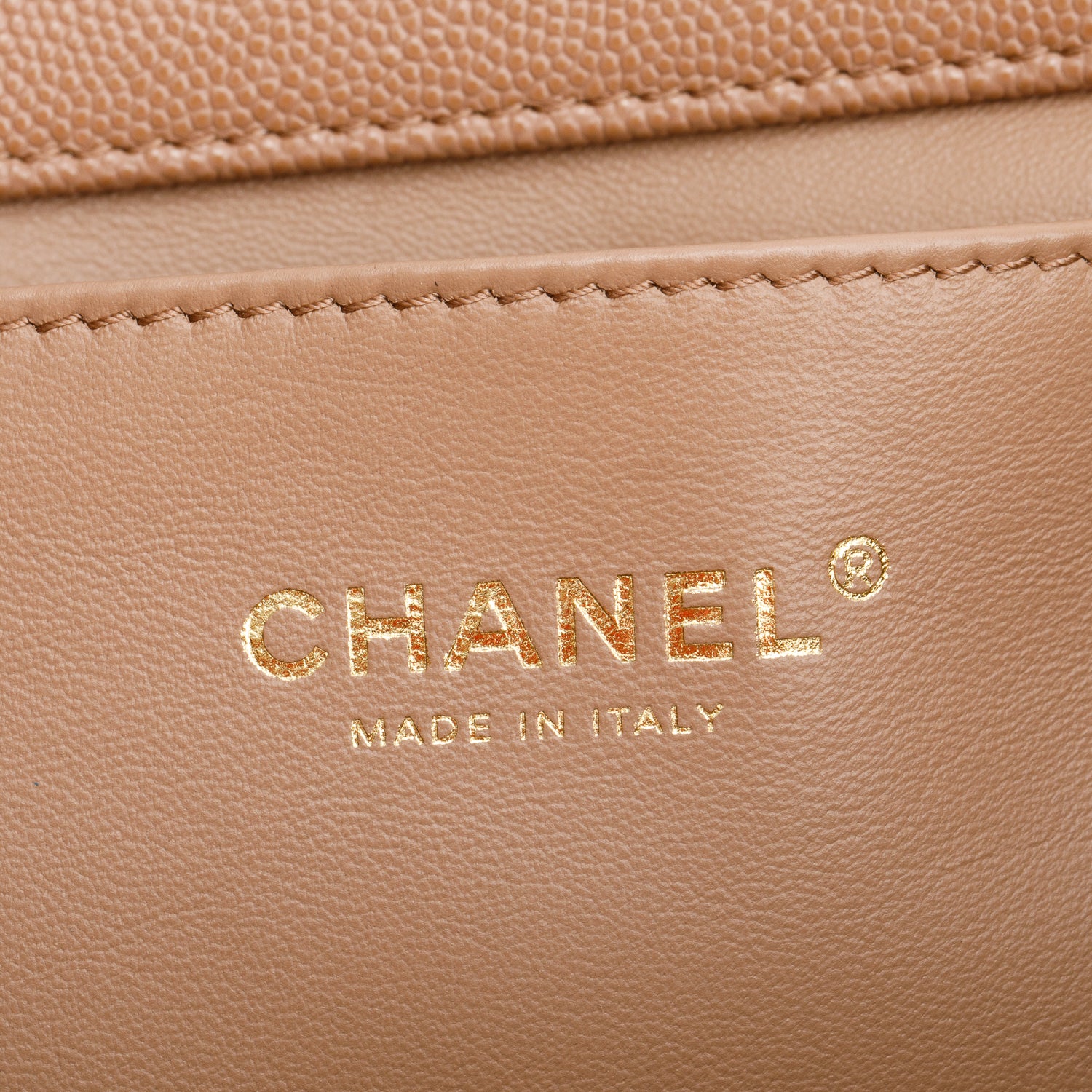 Chanel Brown Caviar Leather Small Coco First Flap Bag w/ Box - Image 10
