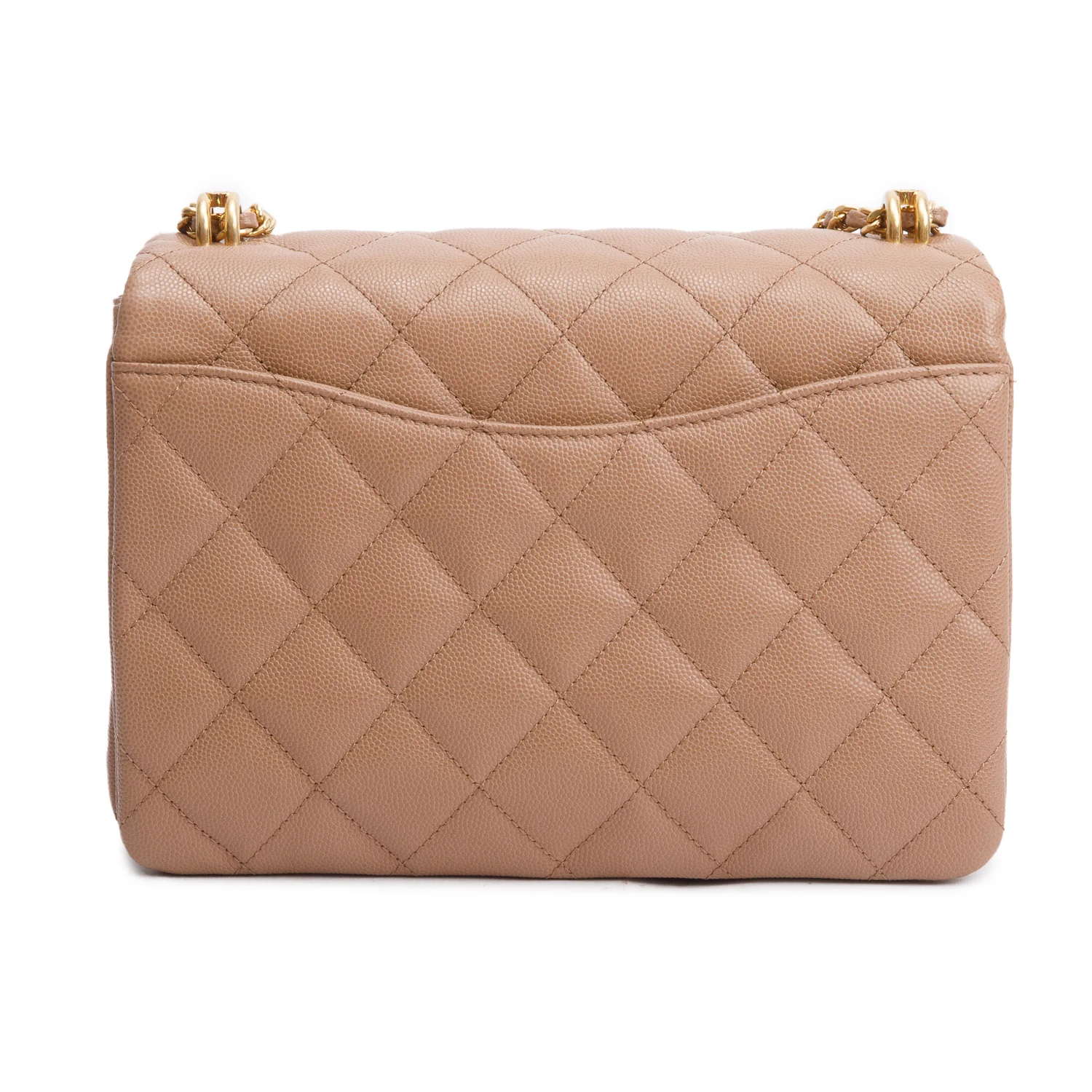 Chanel Brown Caviar Leather Small Coco First Flap Bag w/ Box - Image 5