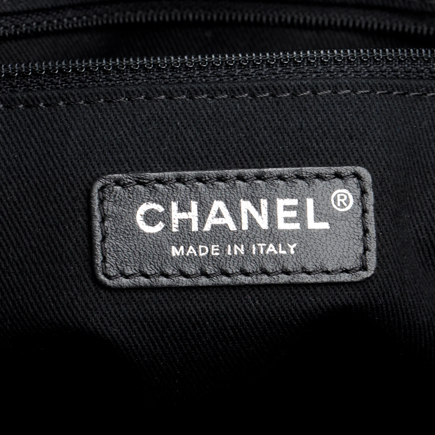Chanel Grey Tweed Small Deauville Shopping Tote w/ Box & Authenticity Card - Image 10