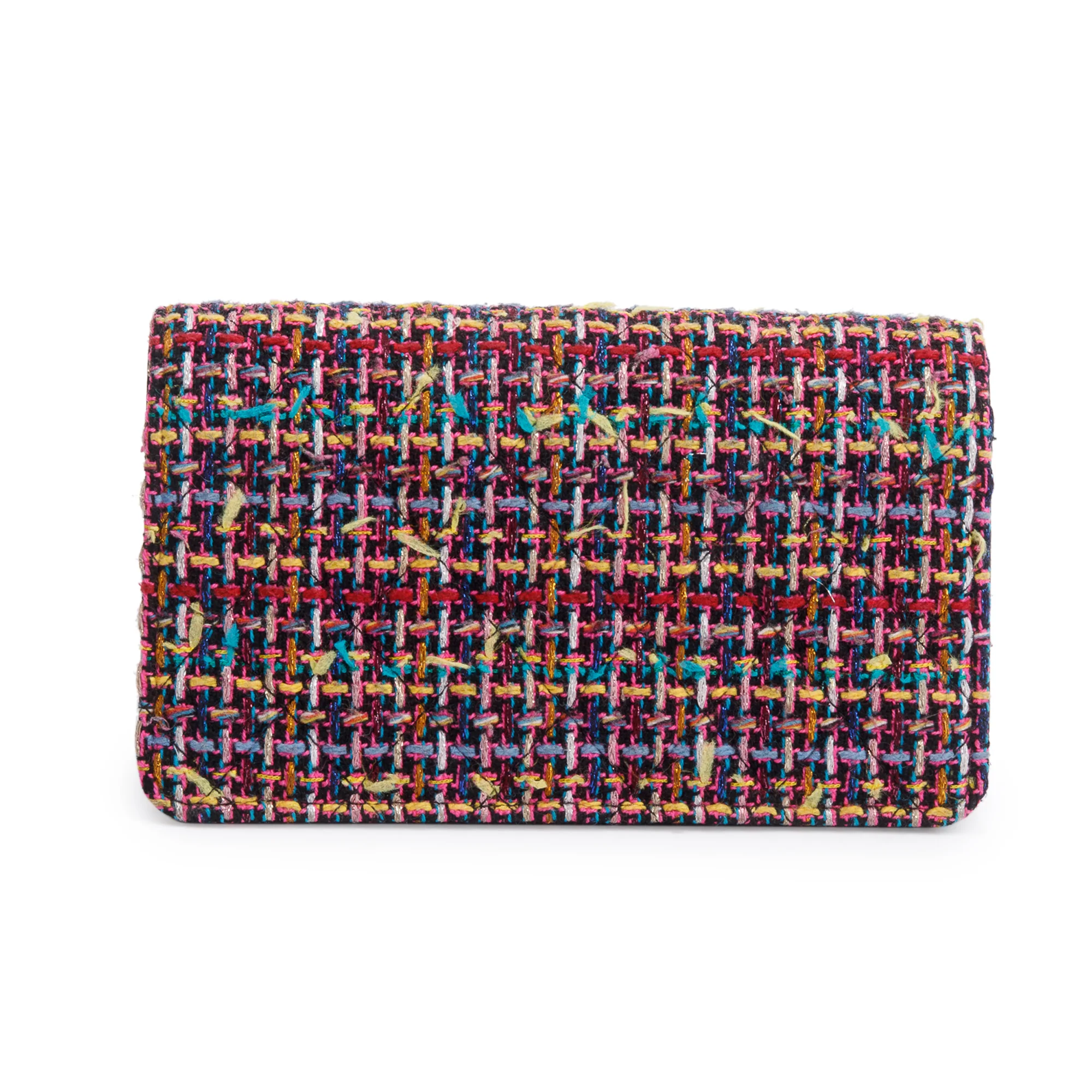 Chanel Multicolor Tweed Mini Flap Bag - Image 5